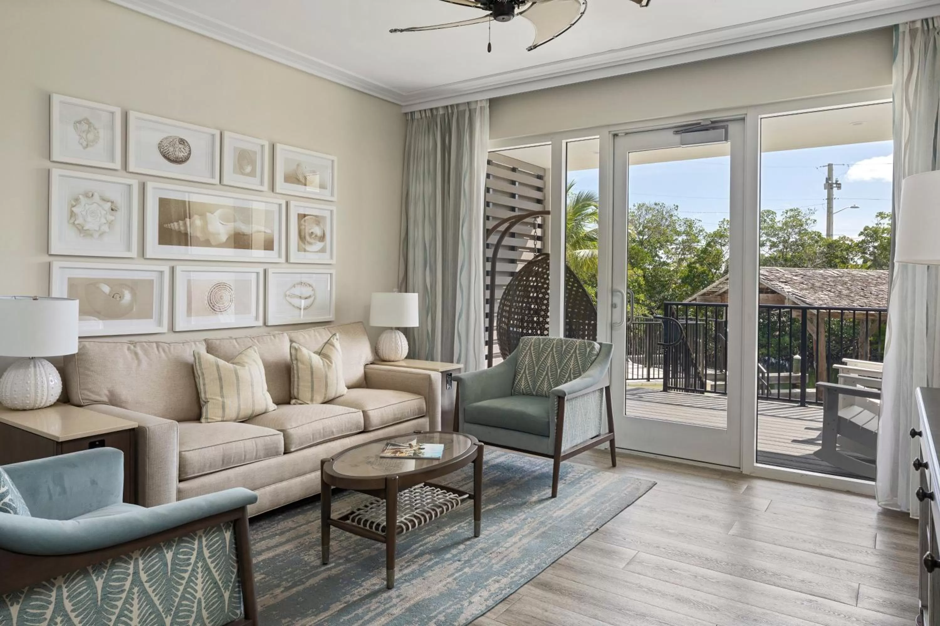 Living room in The Capitana Key West