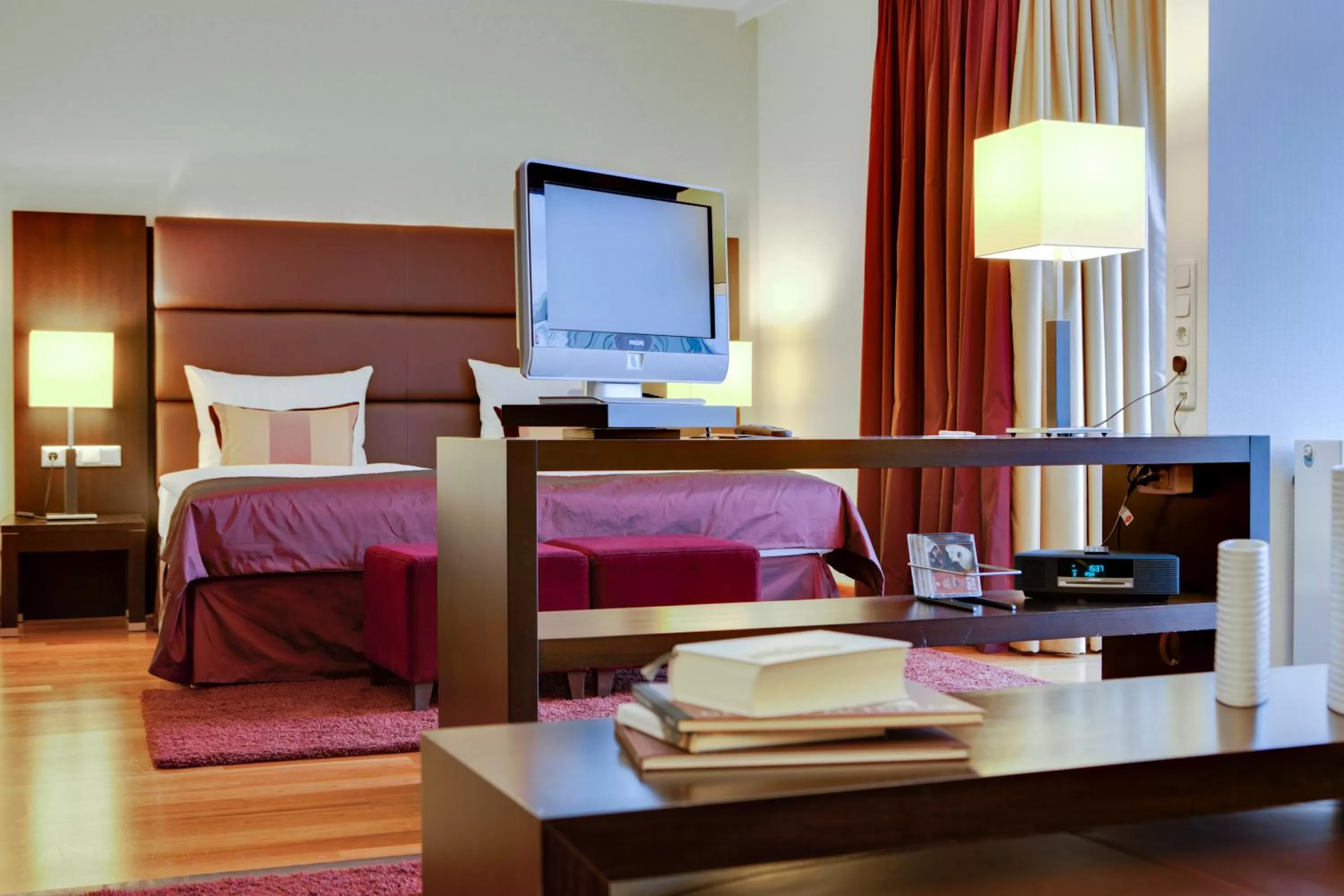 Decorative detail, Bed in Park Inn by Radisson Lübeck