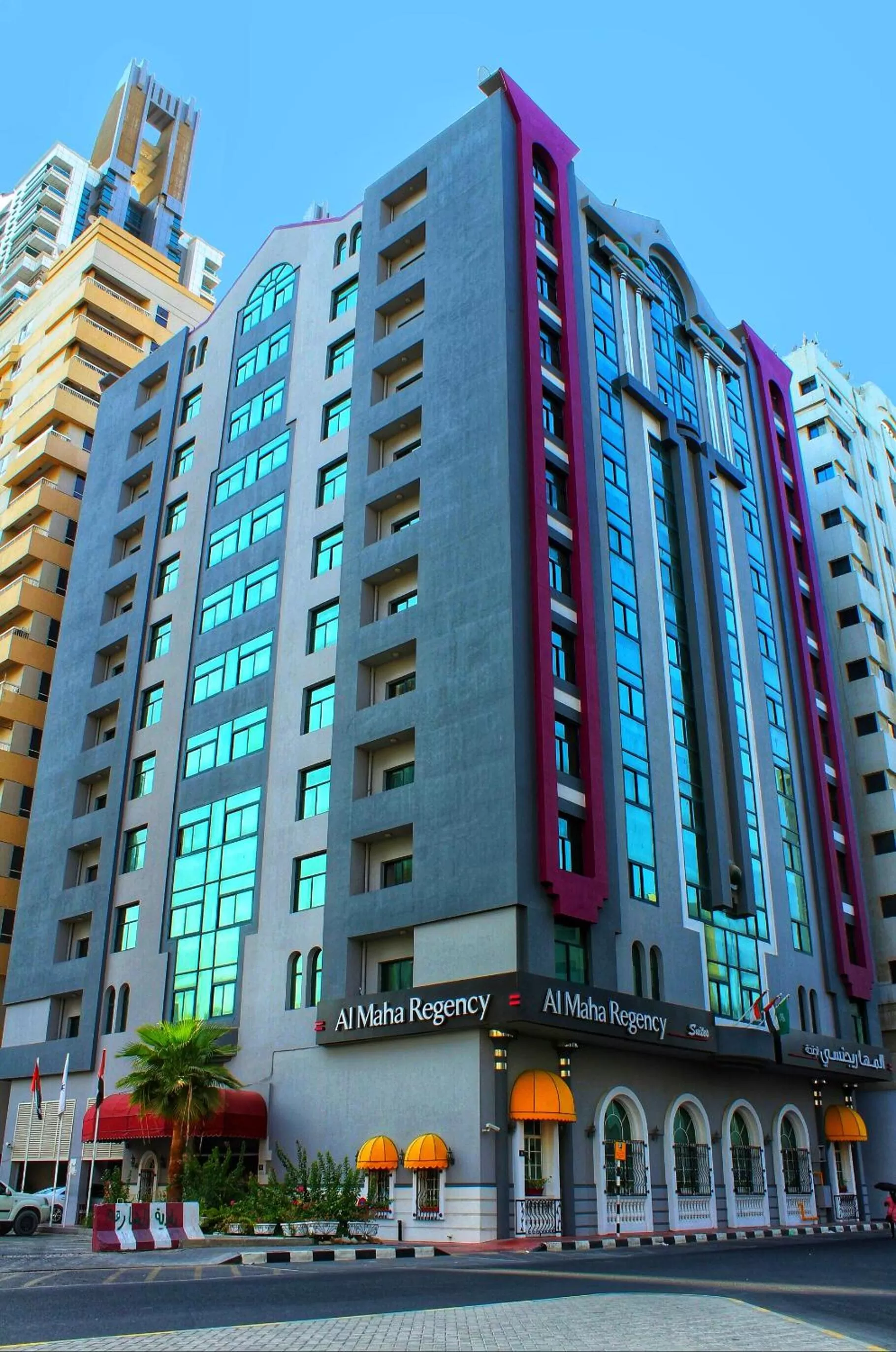 Property building in Al Maha Regency Hotel Suites - Managed by Aoudi Consultants