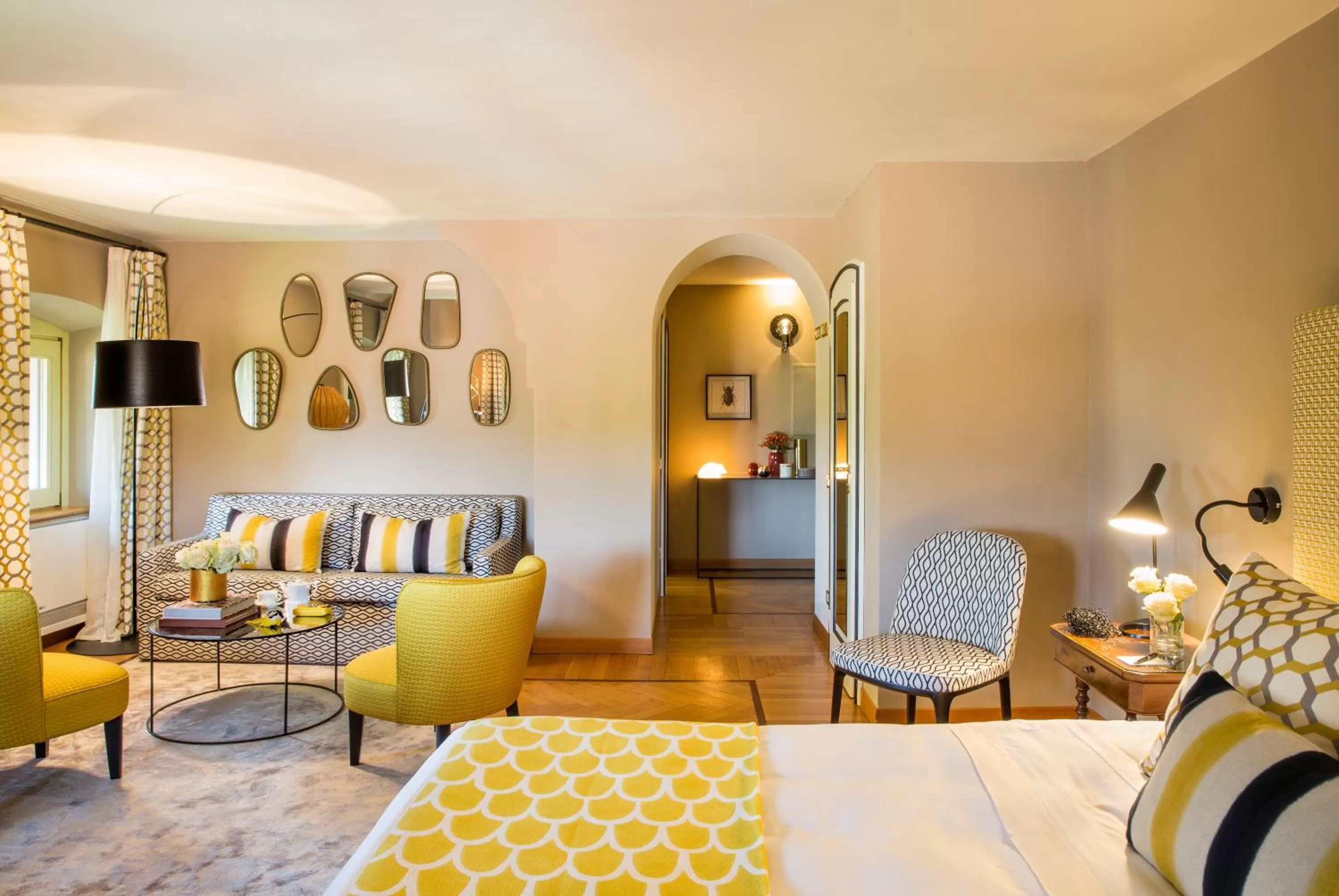 Seating area in L'Albereta Relais & Chateaux