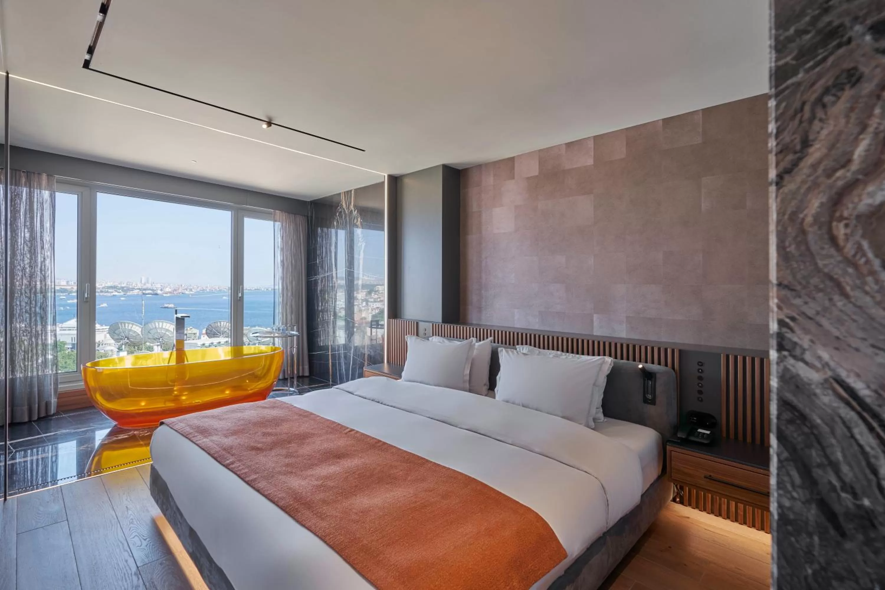 Bedroom, Bed in Richmond Istanbul