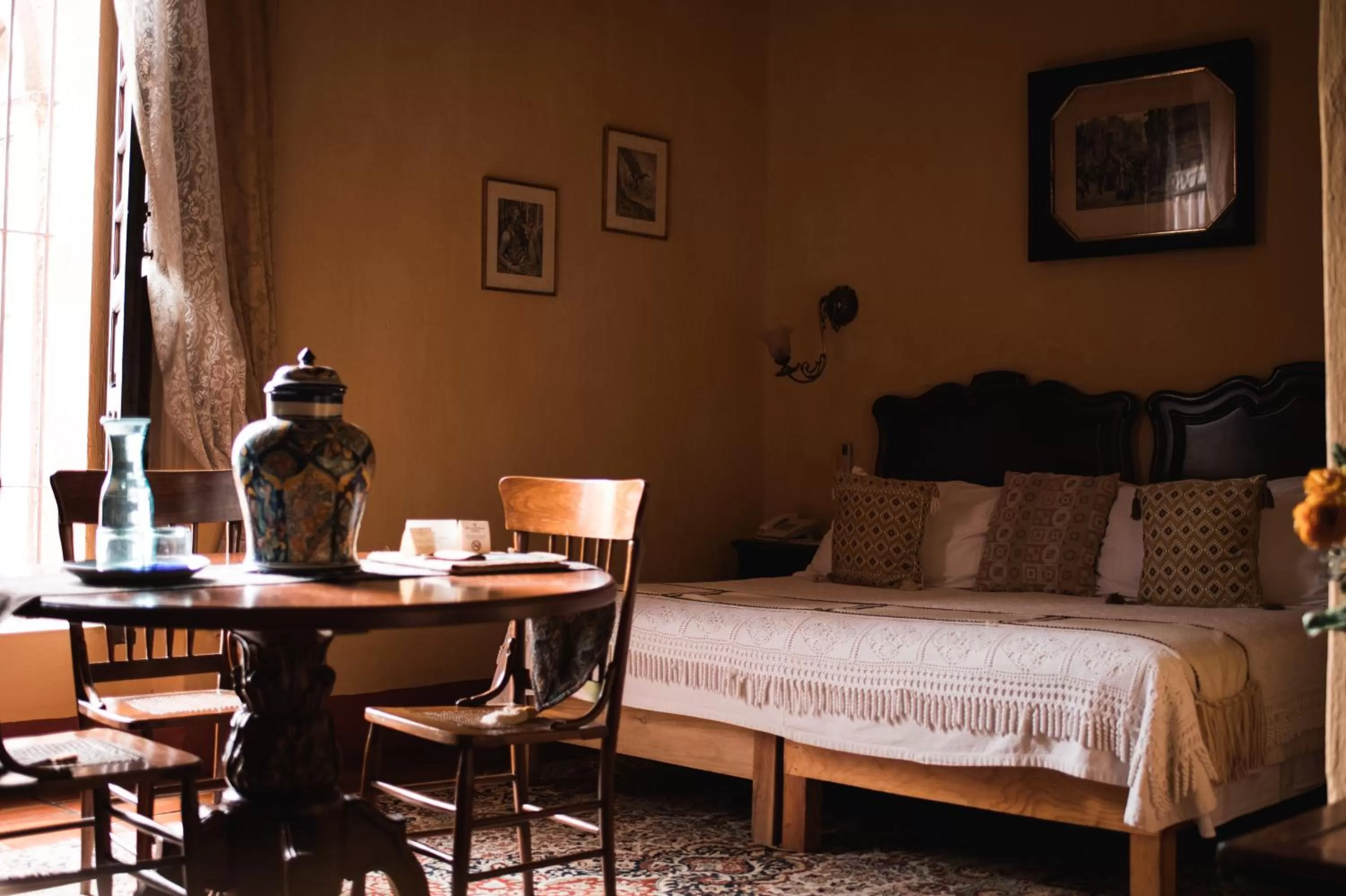 Bed in Hacienda El Carmen Hotel & Spa