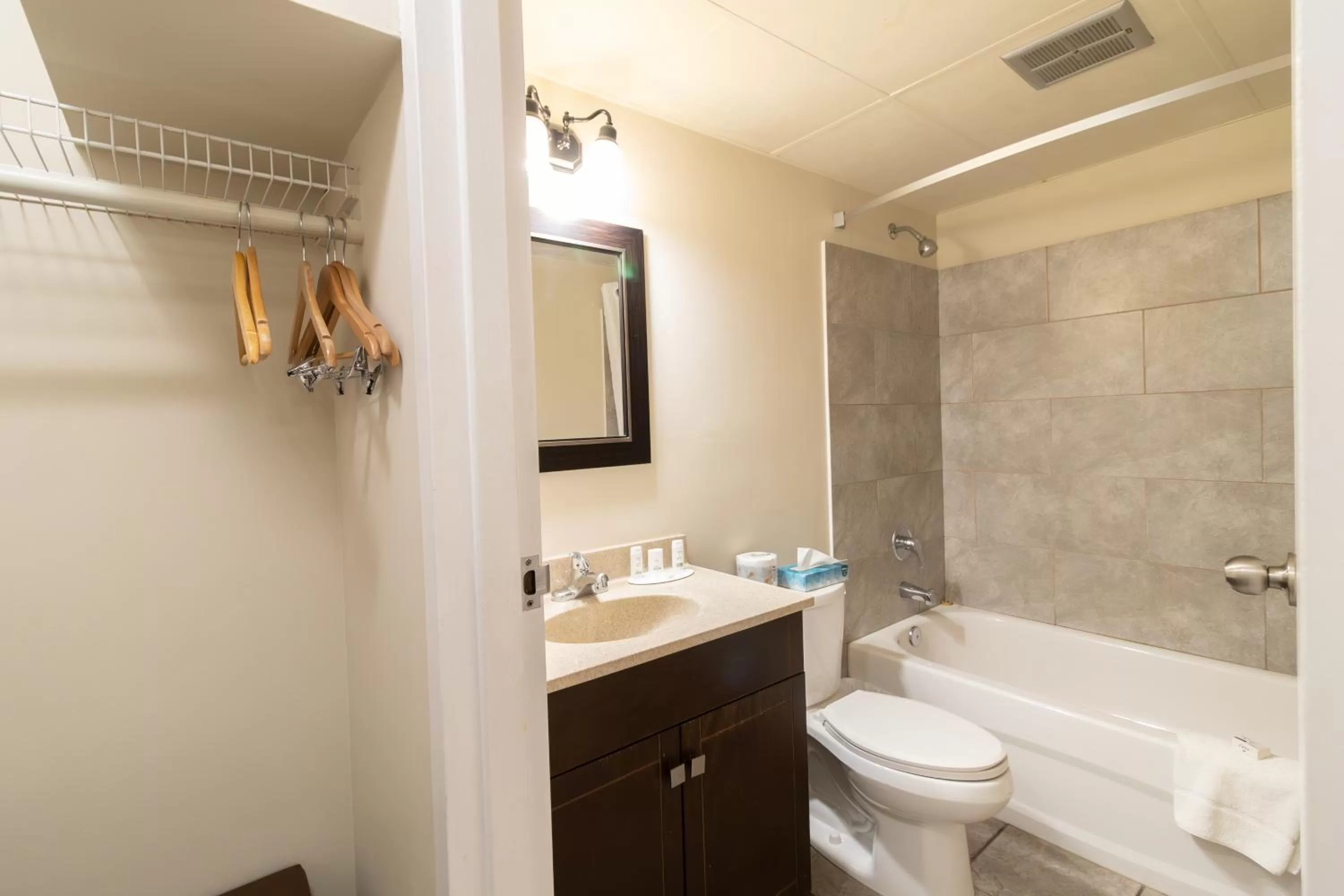 Toilet in Super 8 by Wyndham Prince George