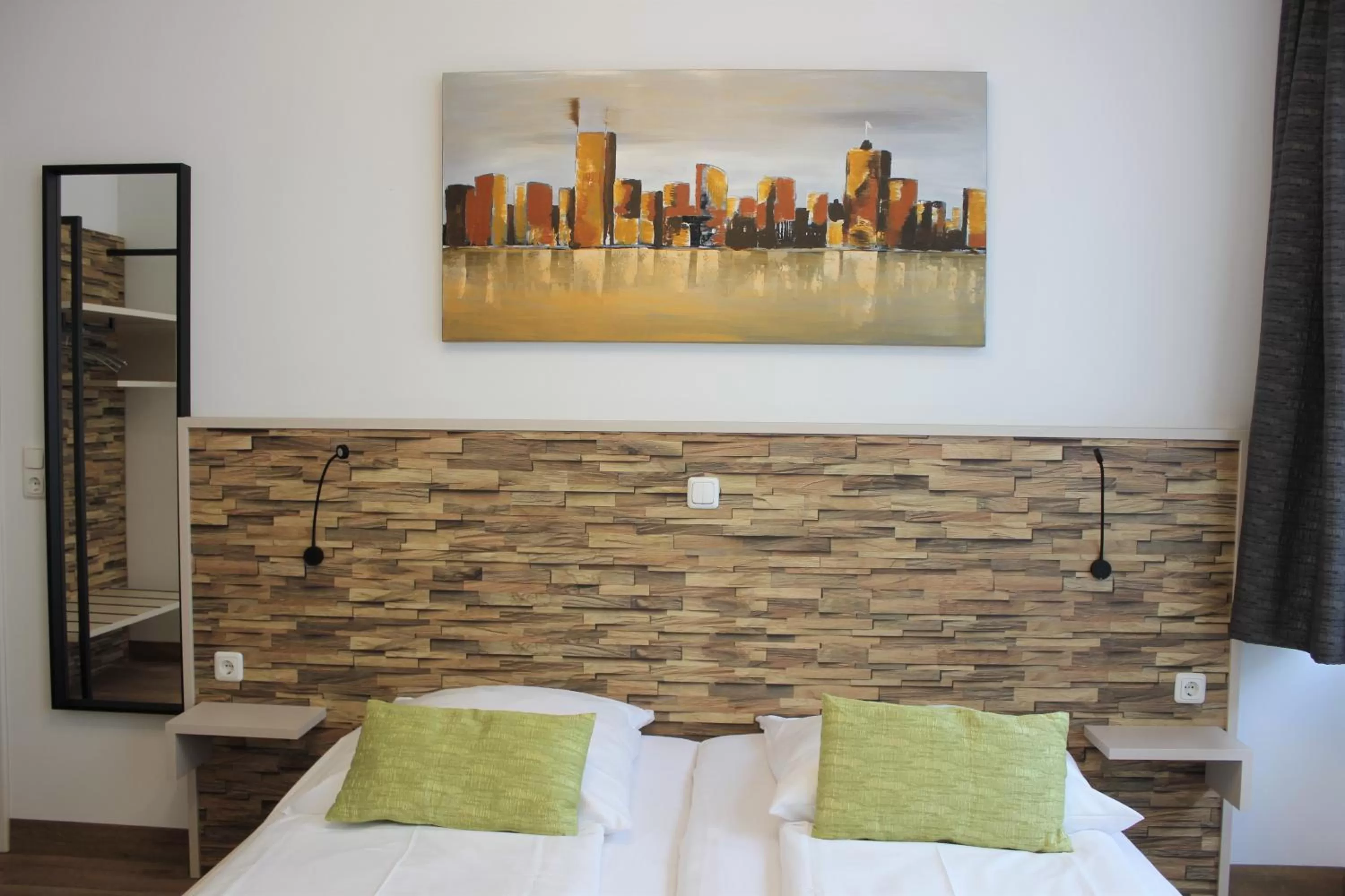 Photo of the whole room, Bed in Am Blumenhaus