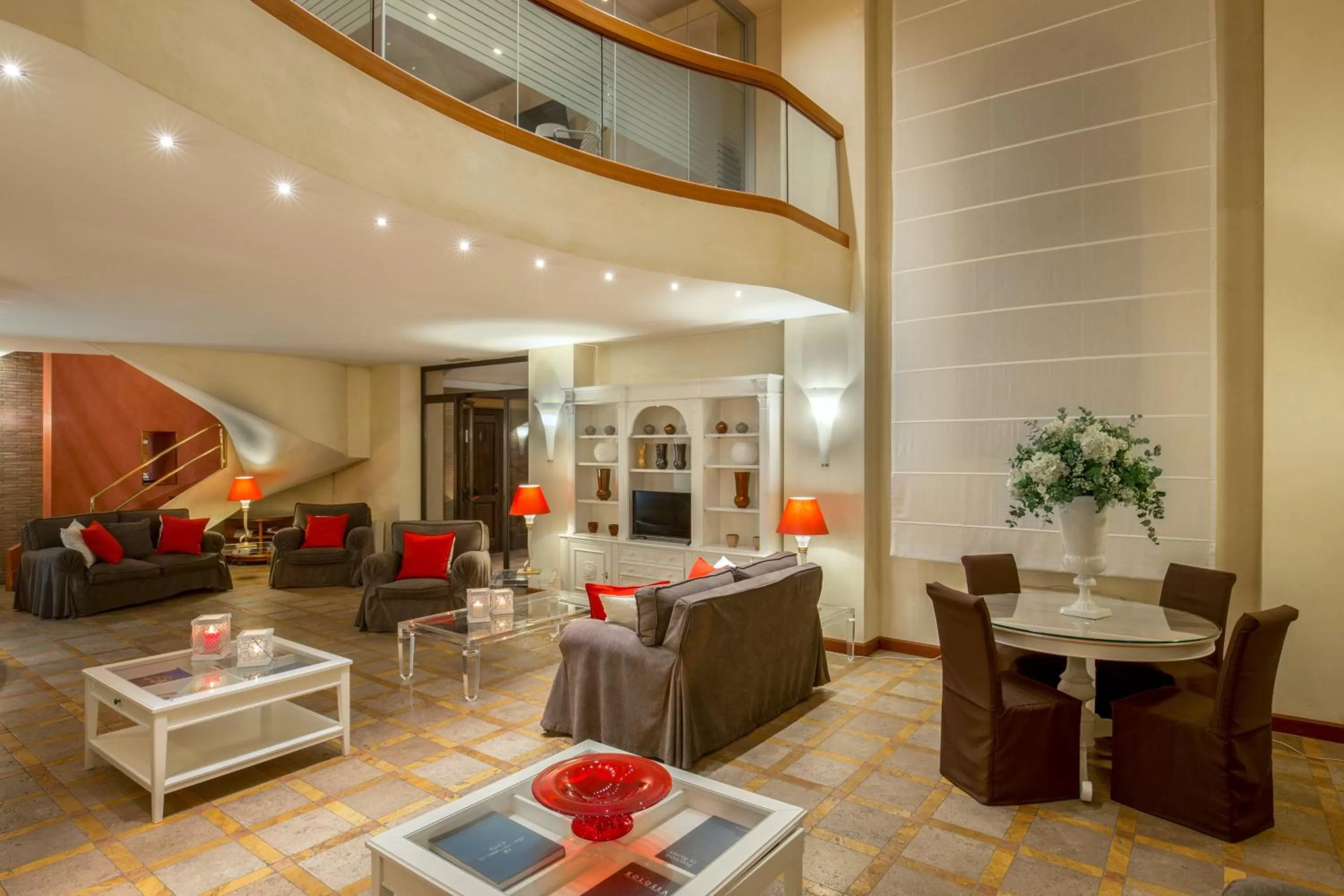 Communal lounge/ TV room in Hotel Piccolo Borgo