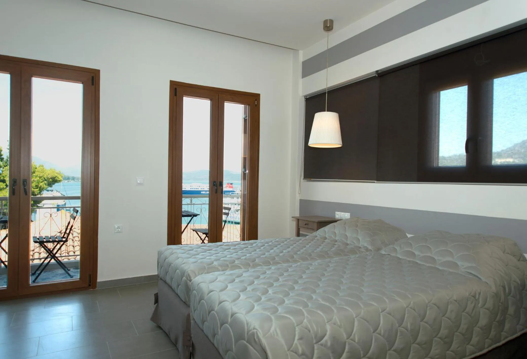 Bed in Dimitra Boutique Hotel