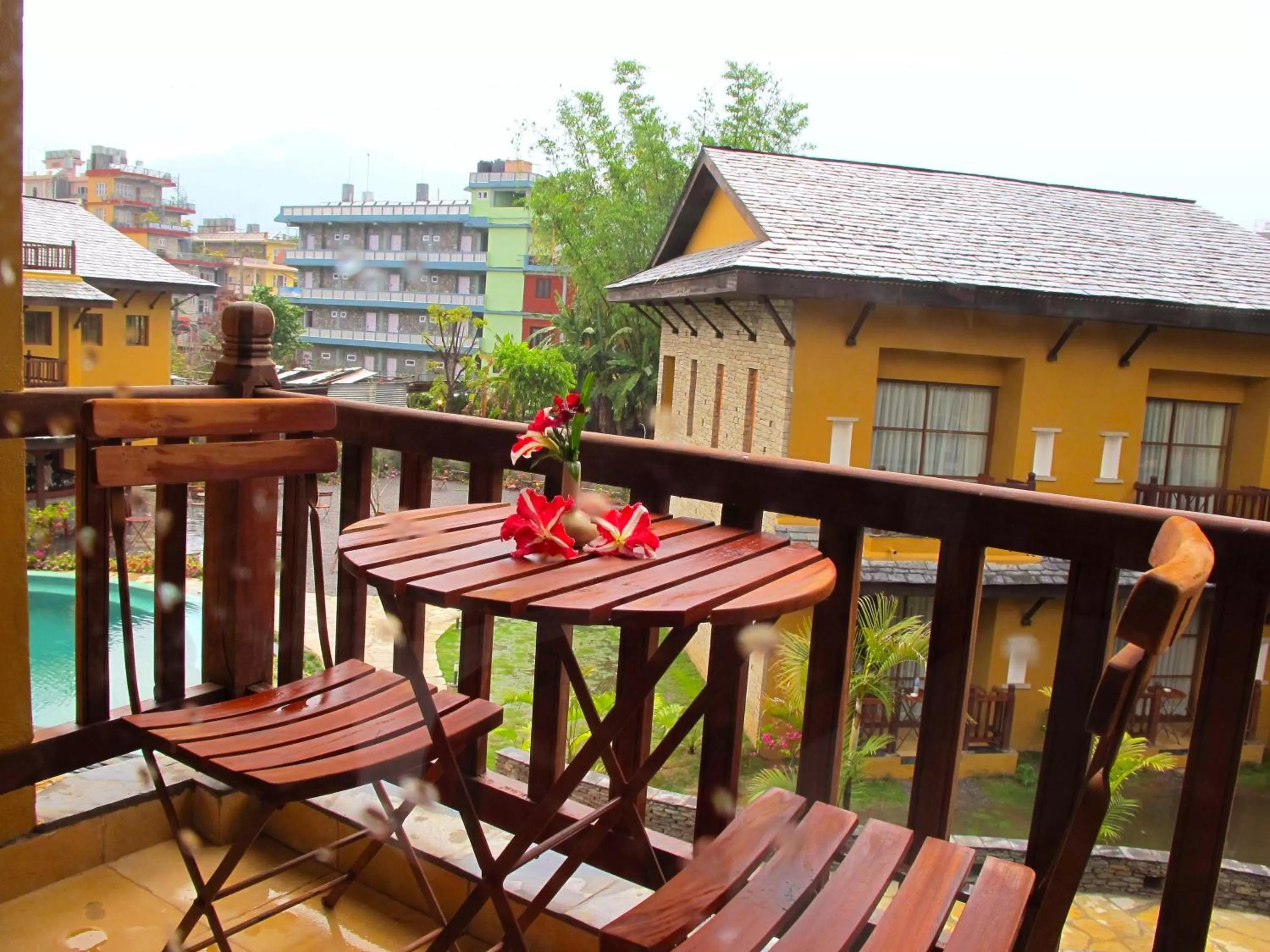 Balcony/Terrace in Temple Tree Resort & Spa, Pokhara