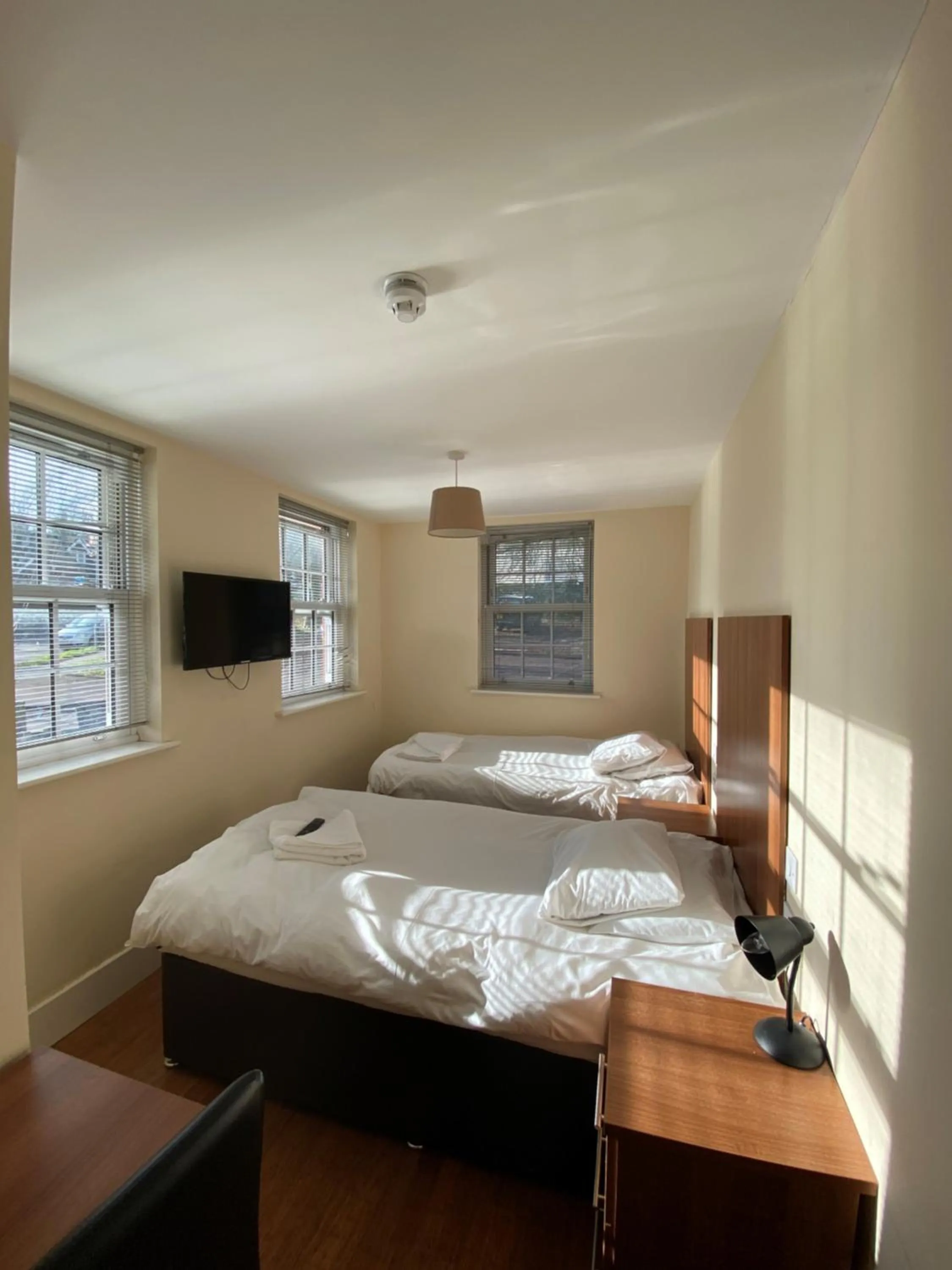 Bed in Wendover Arms Hotel