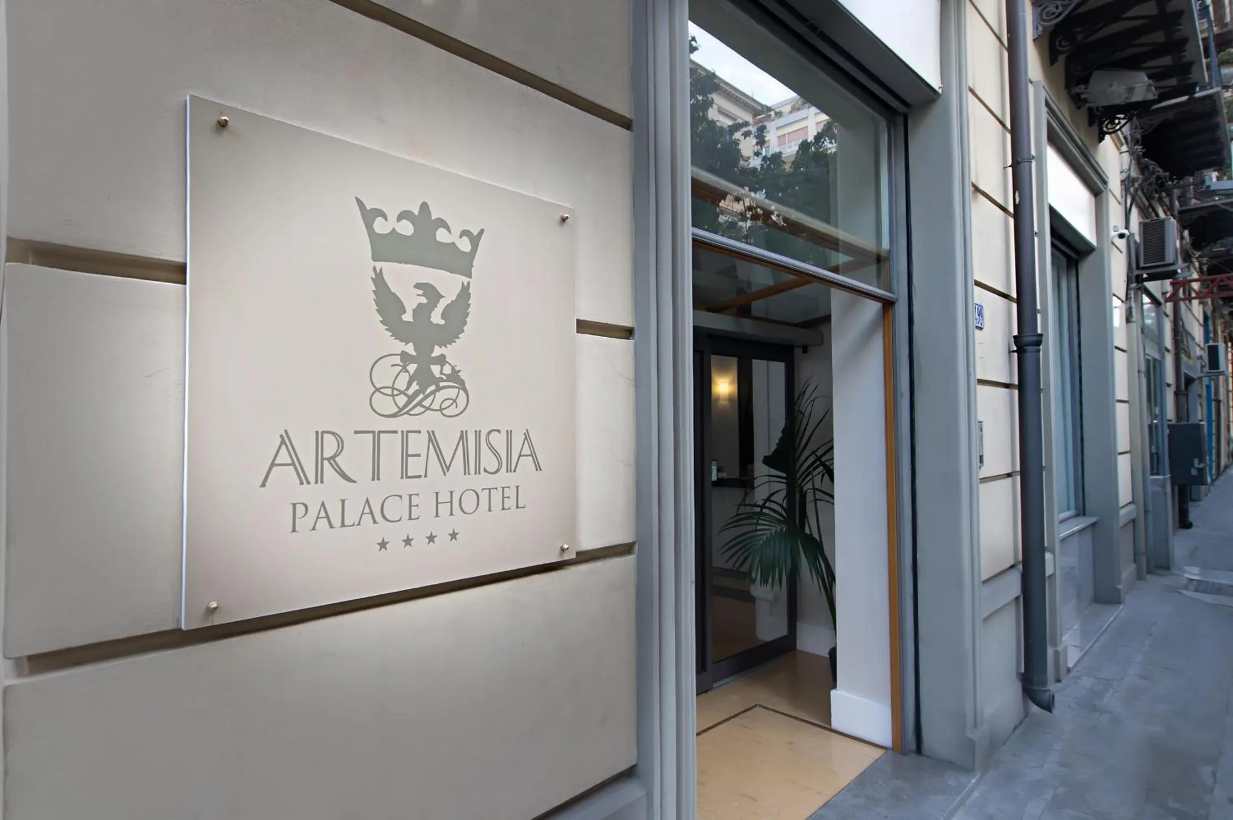 Facade/entrance in Artemisia Palace Hotel