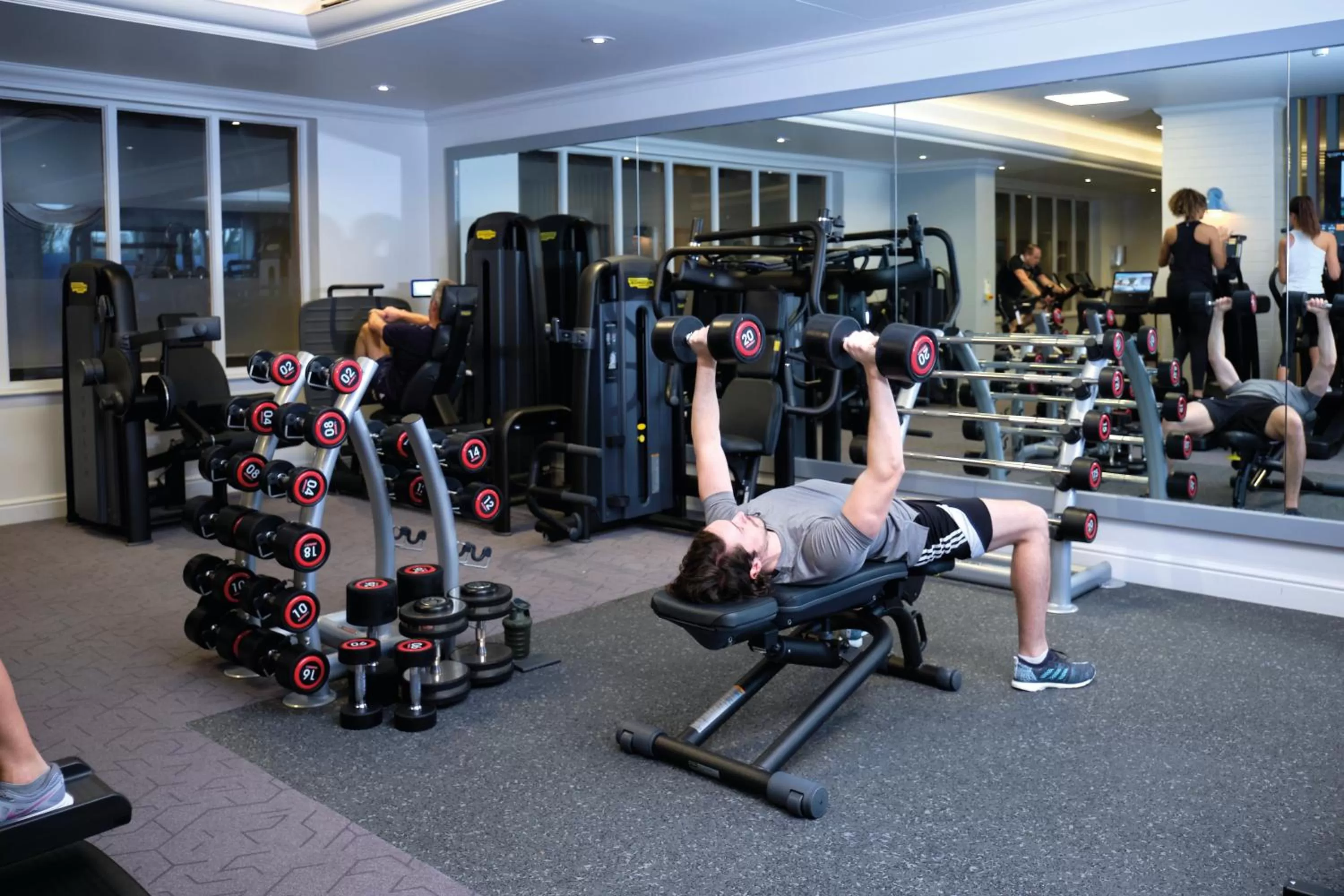 Fitness centre/facilities in Aztec Hotel and Spa