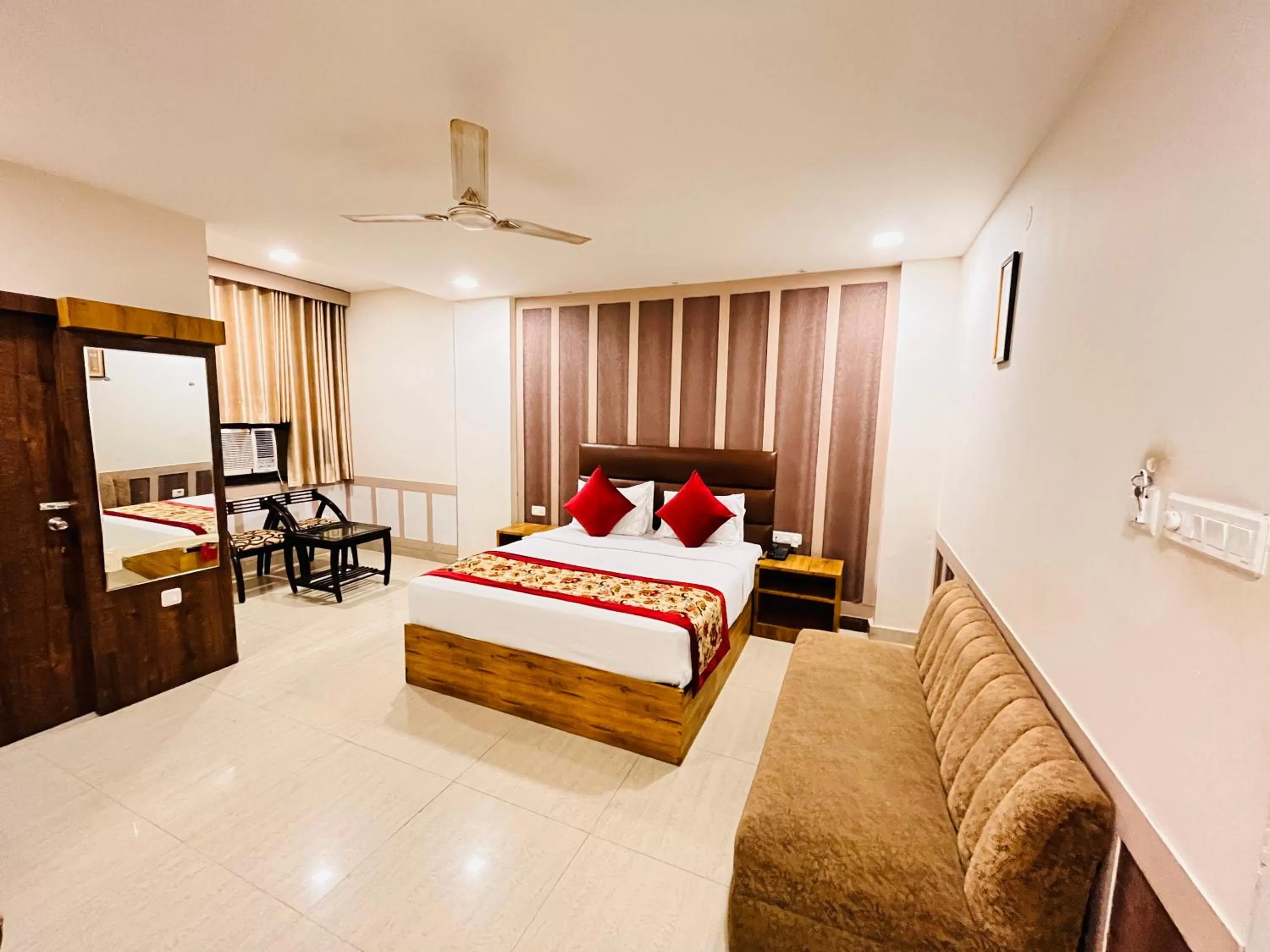 Bedroom in Ashoka Hotel Karol Bagh Delhi