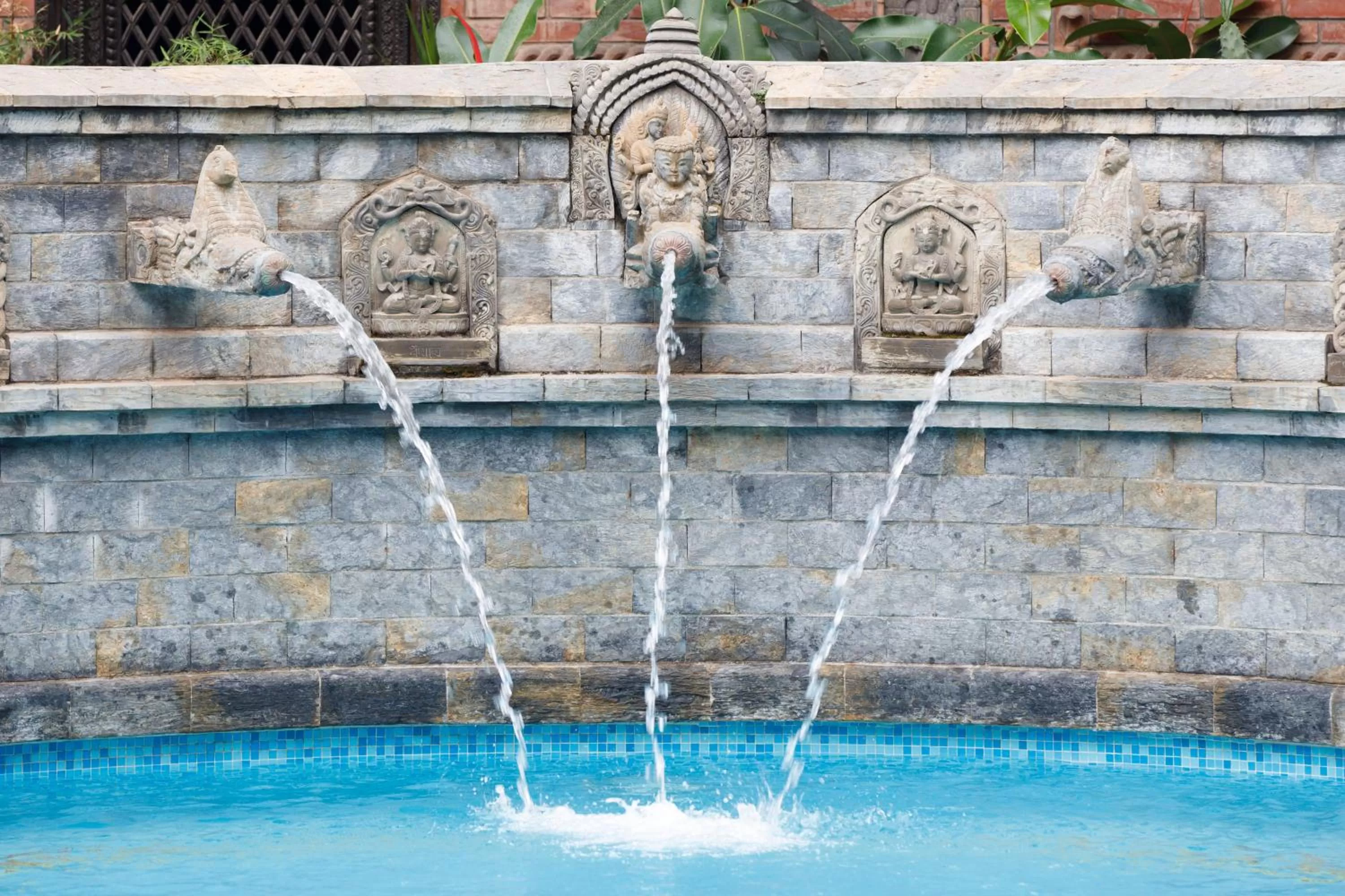 Pool view in Hotel Manaslu