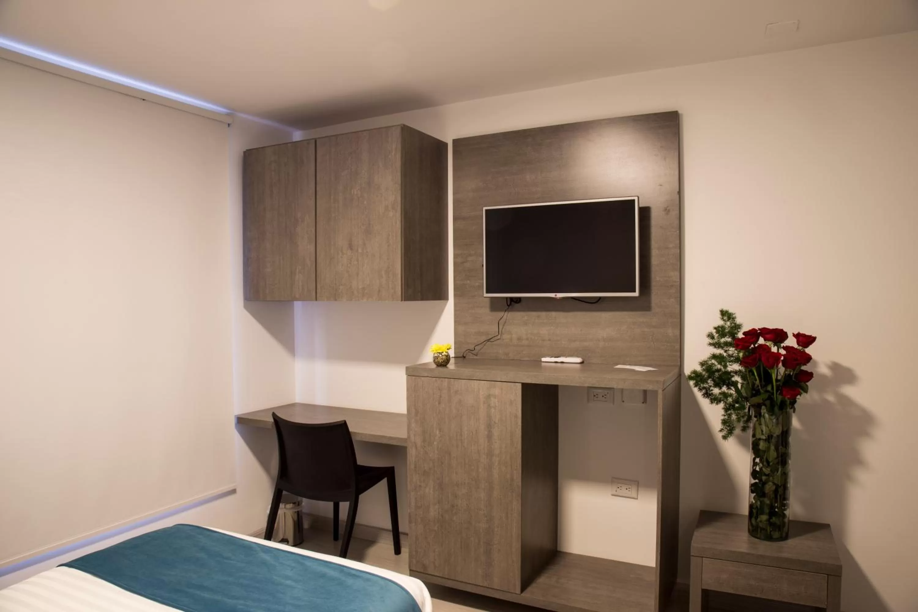 Decorative detail, TV/Entertainment Center in Agora Suites Self-Service Boutique Hotel