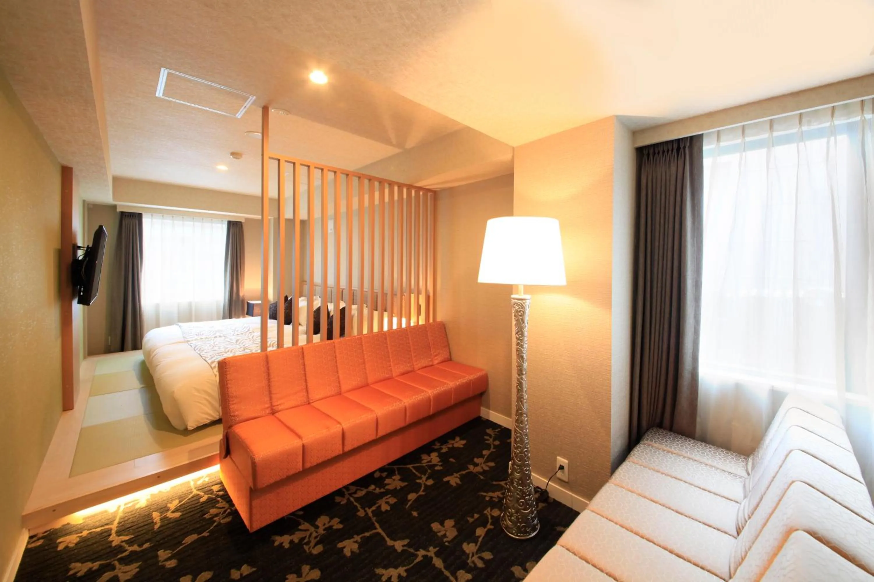 Photo of the whole room, Bed in Centurion Hotel Grand Akasakamitsuke Station