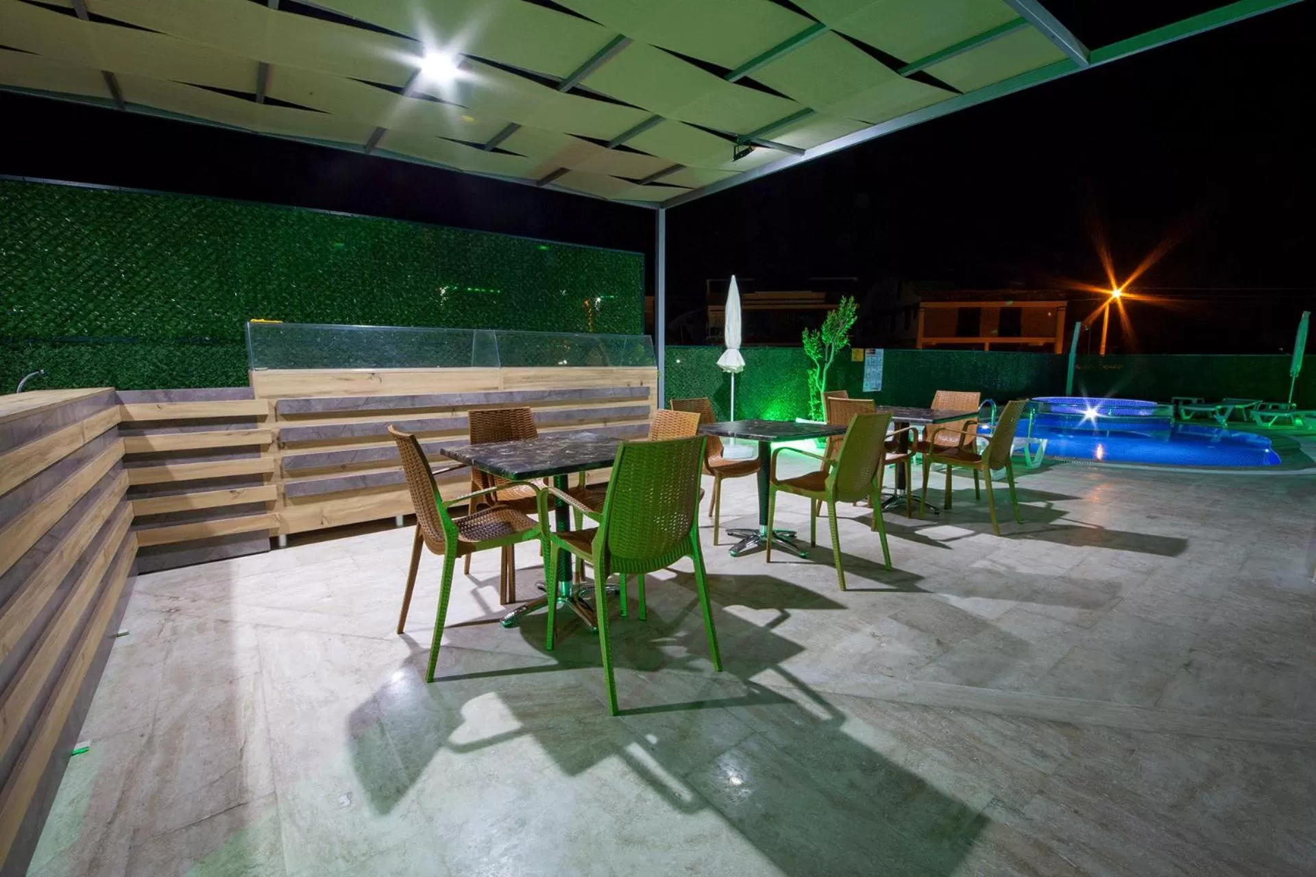 Patio in Huma Elite Hotel