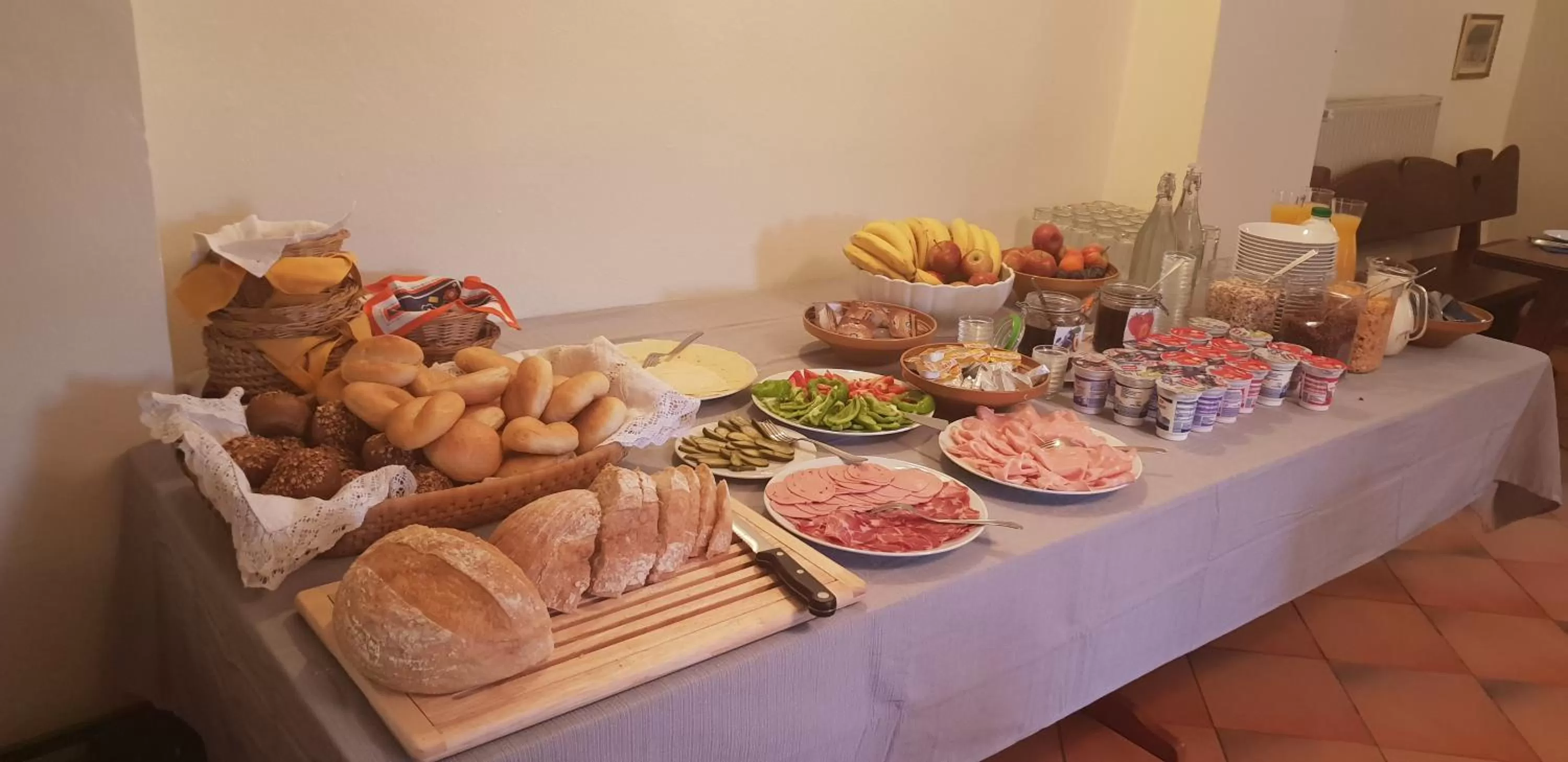 Breakfast in B&B Vidmar, Lesce-Bled