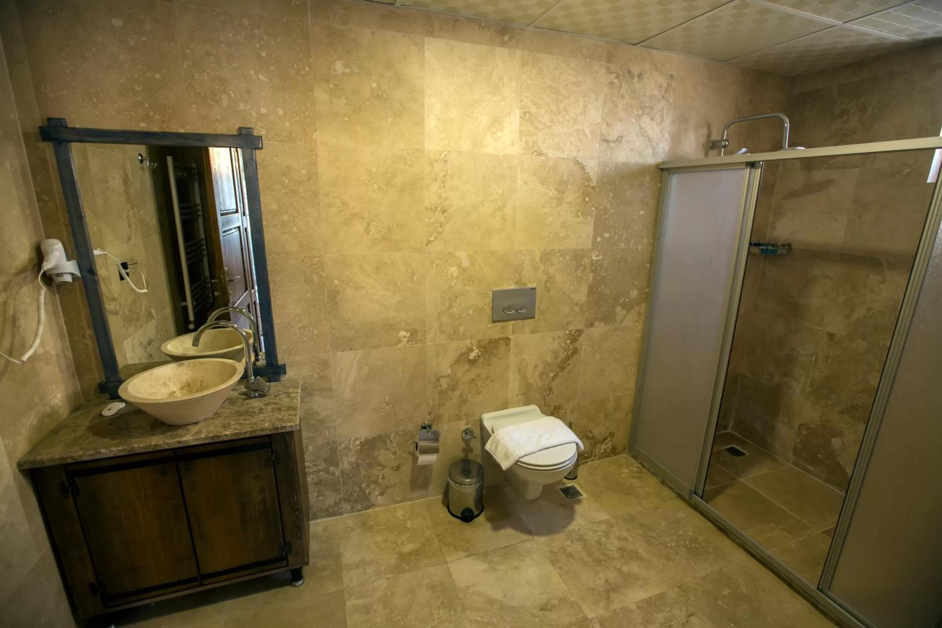 Shower in Cappadocia Elite Stone House
