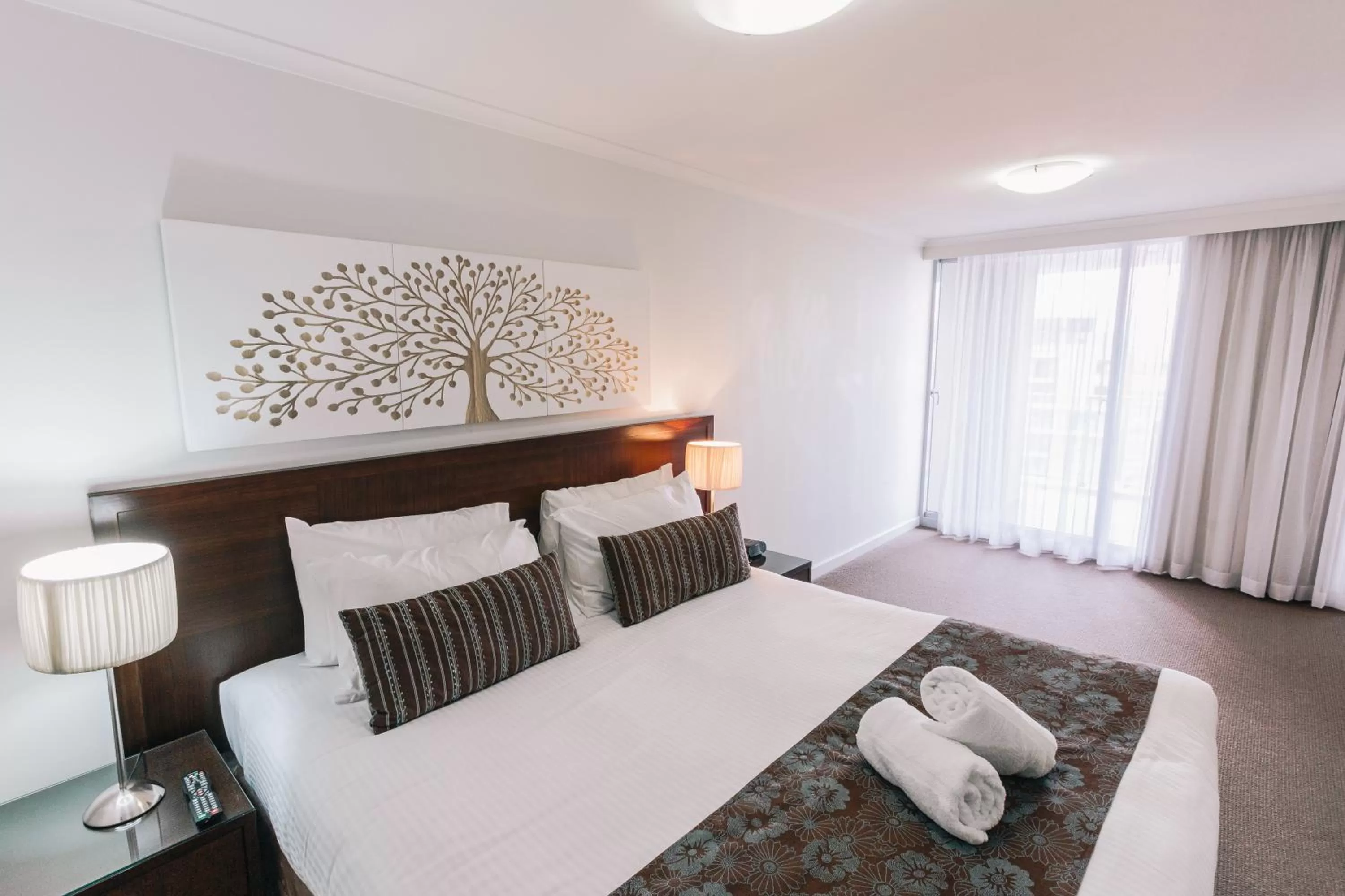 Bedroom, Bed in Newcastle Central Plaza Apartment Hotel Official