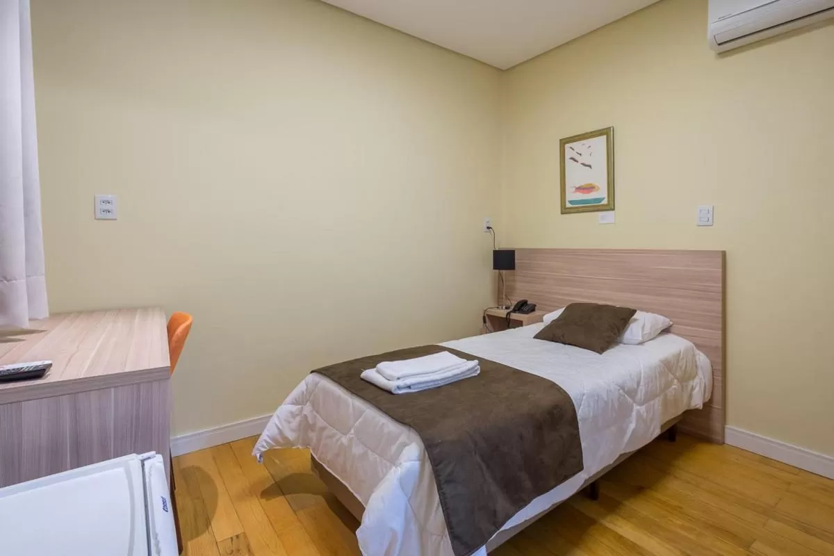 Bed in Hotel Praça da Matriz