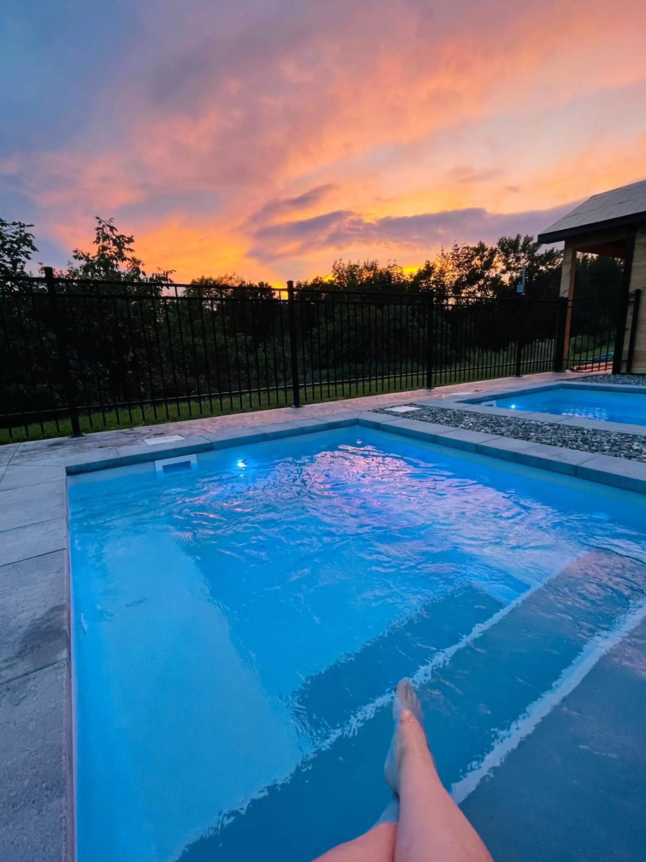 Hot Tub in Auberge Le Tricorne
