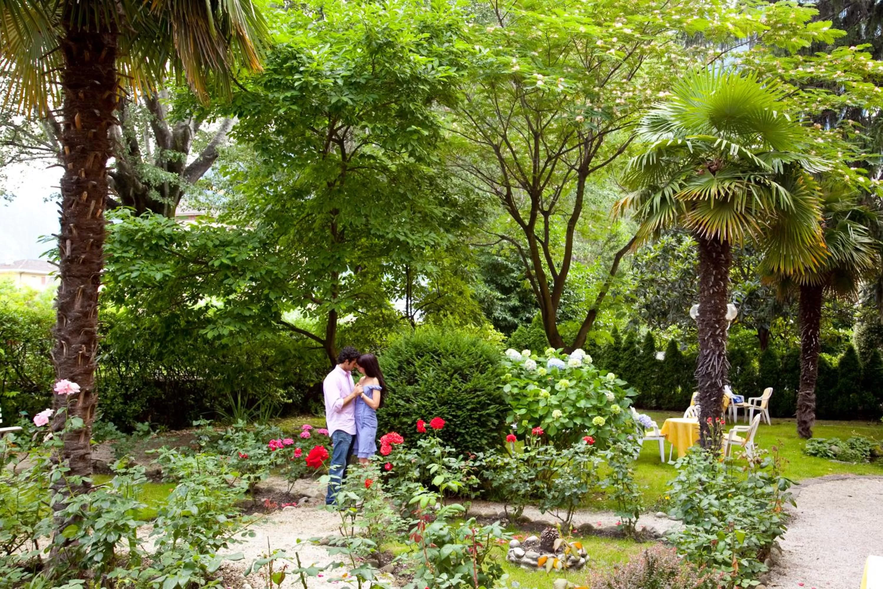 Garden in Hotel Villa Westend