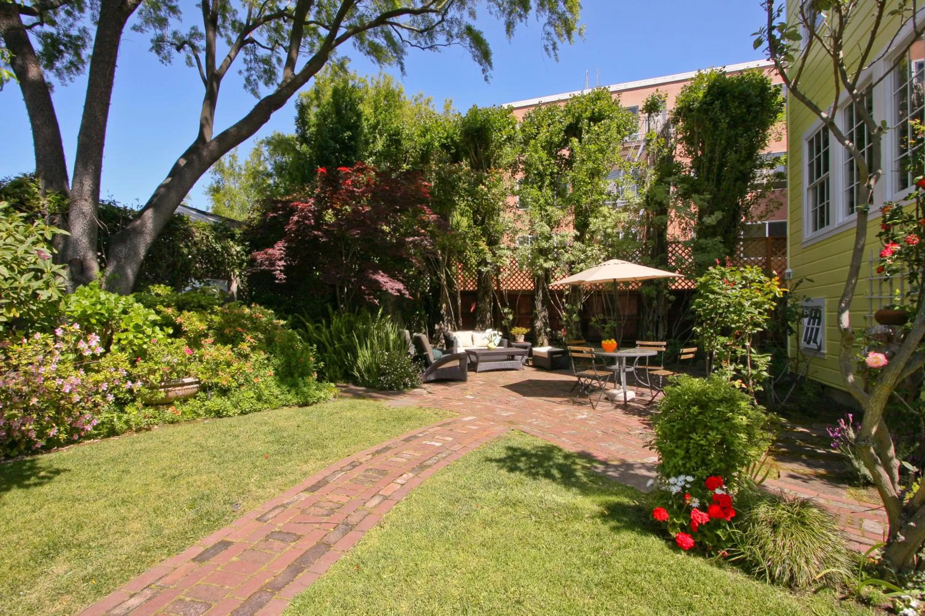 Garden in Parker Guest House