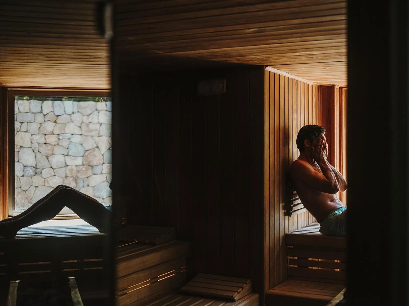 People in Aguas de Ibiza Grand Luxe Hotel - Small Luxury Hotel of the World