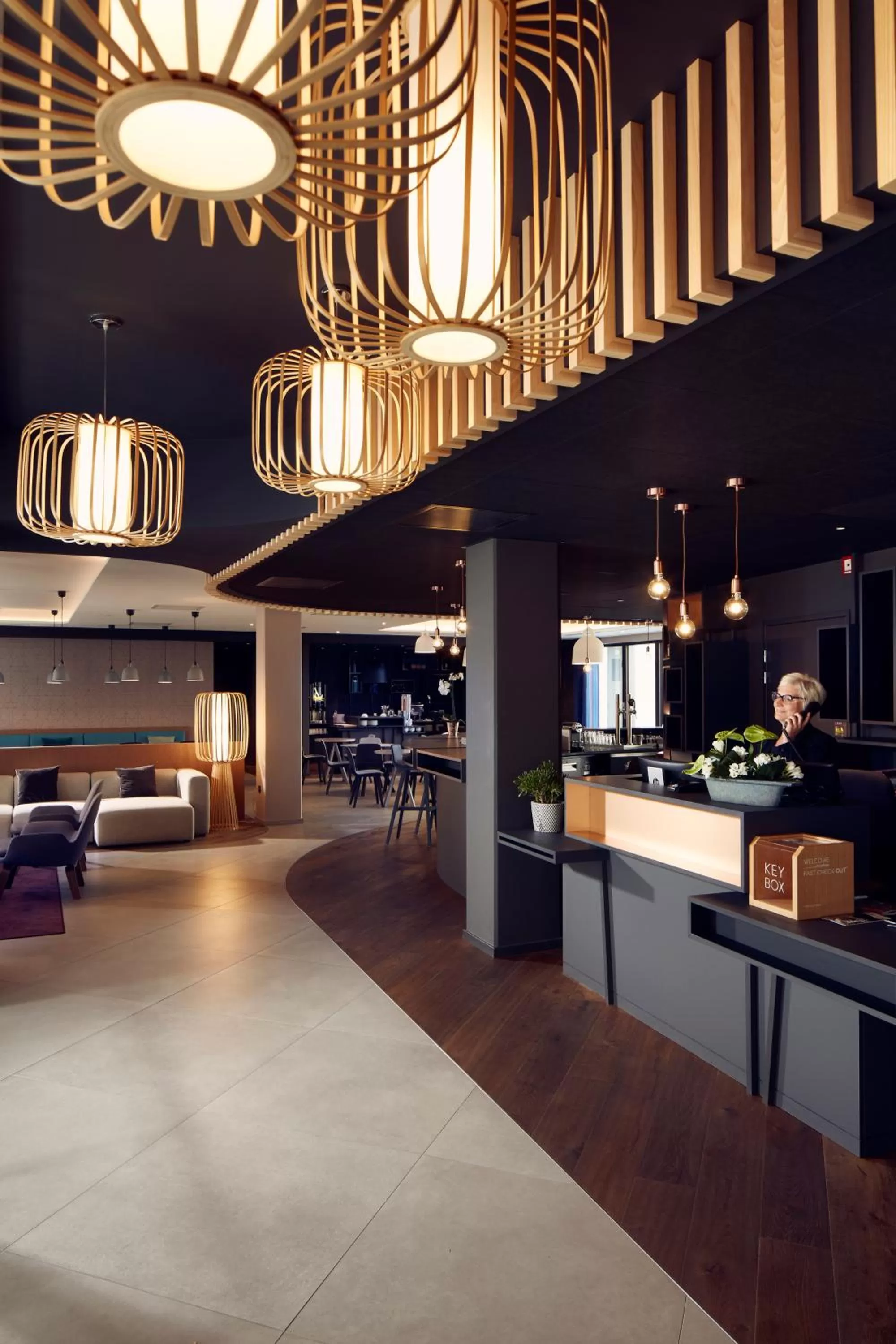 Lobby or reception in Novotel Suites Colmar Centre