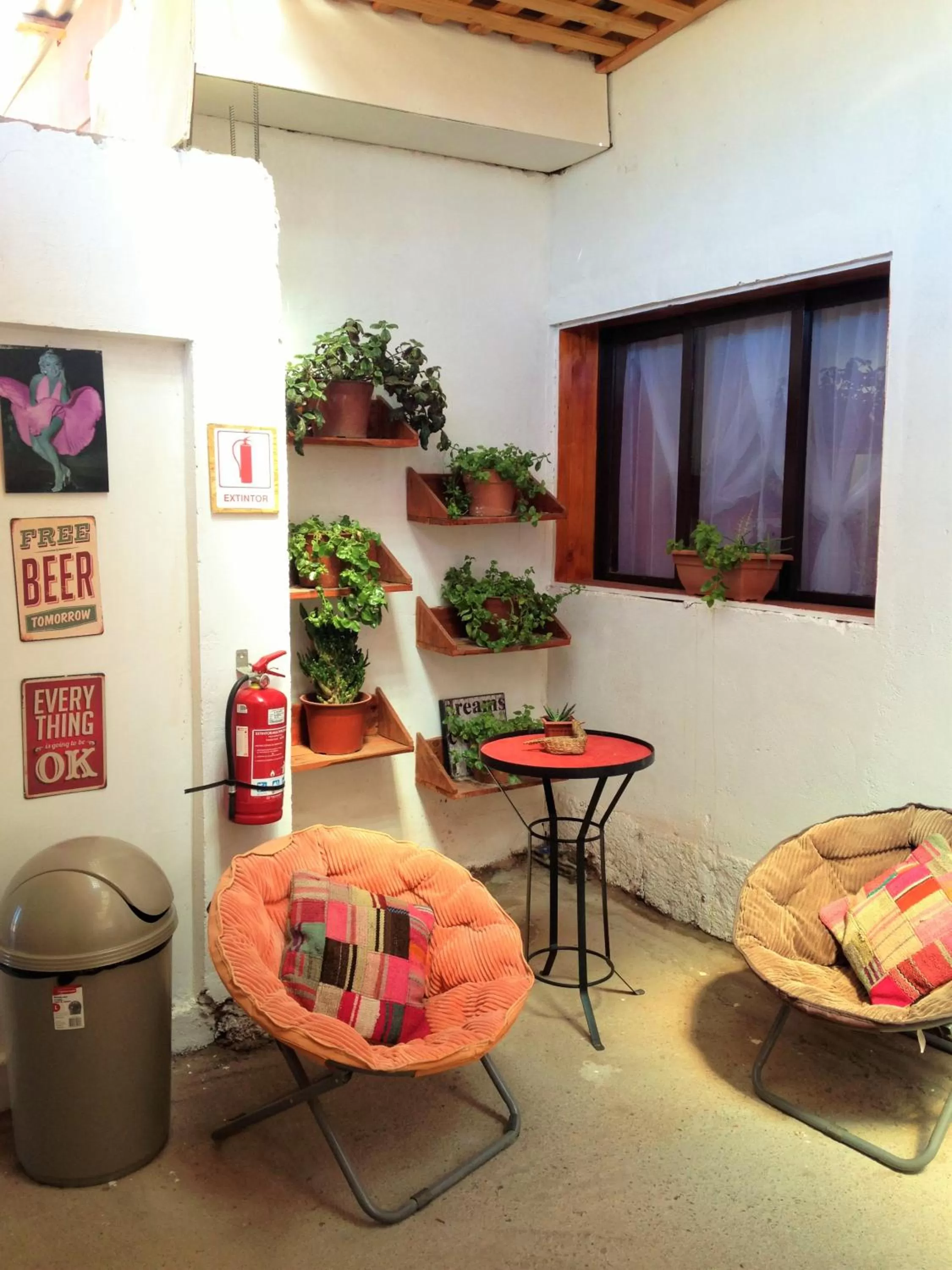 Decorative detail in Hostal Siete Colores