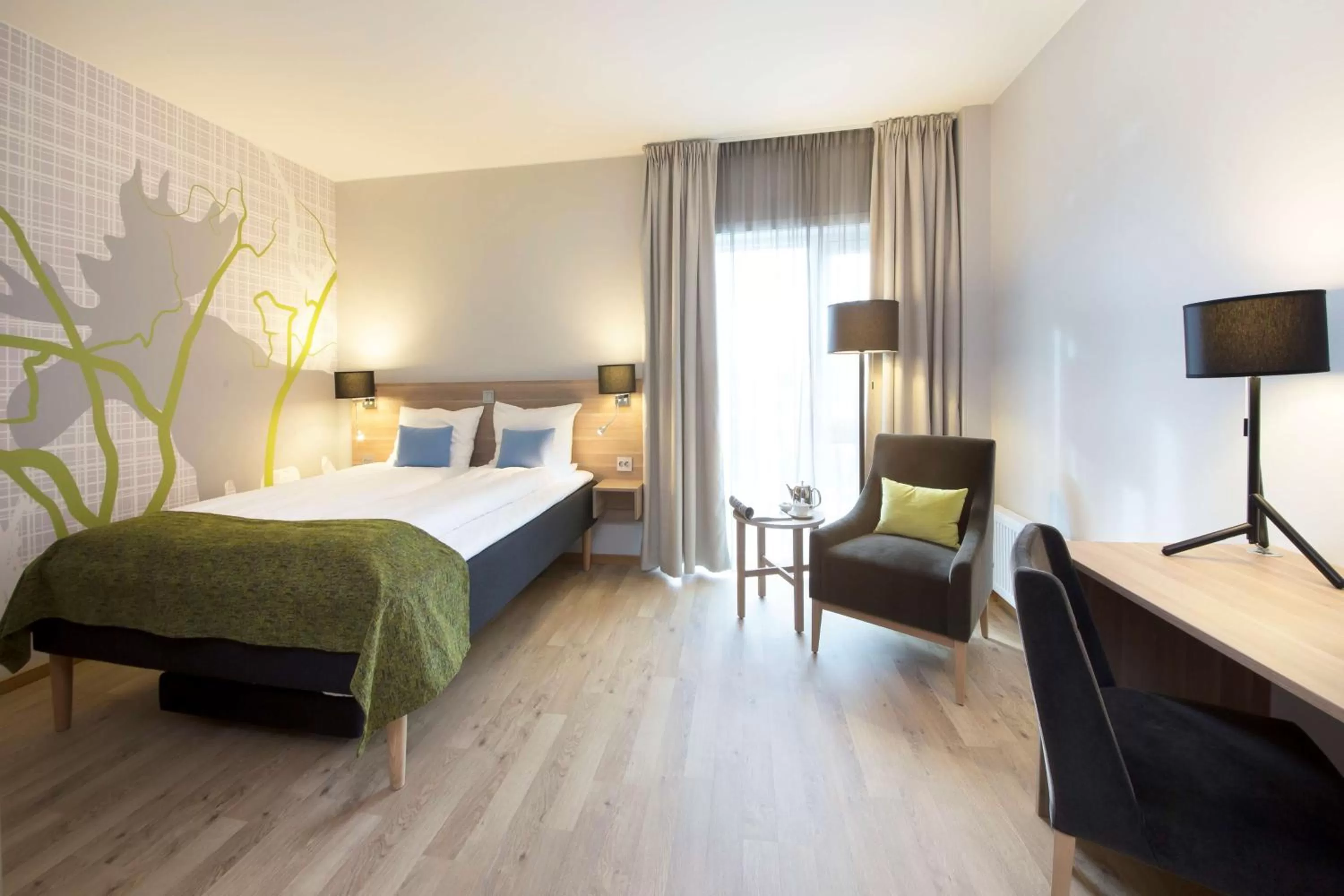 Photo of the whole room, Bed in Thon Partner Elgstua Hotel