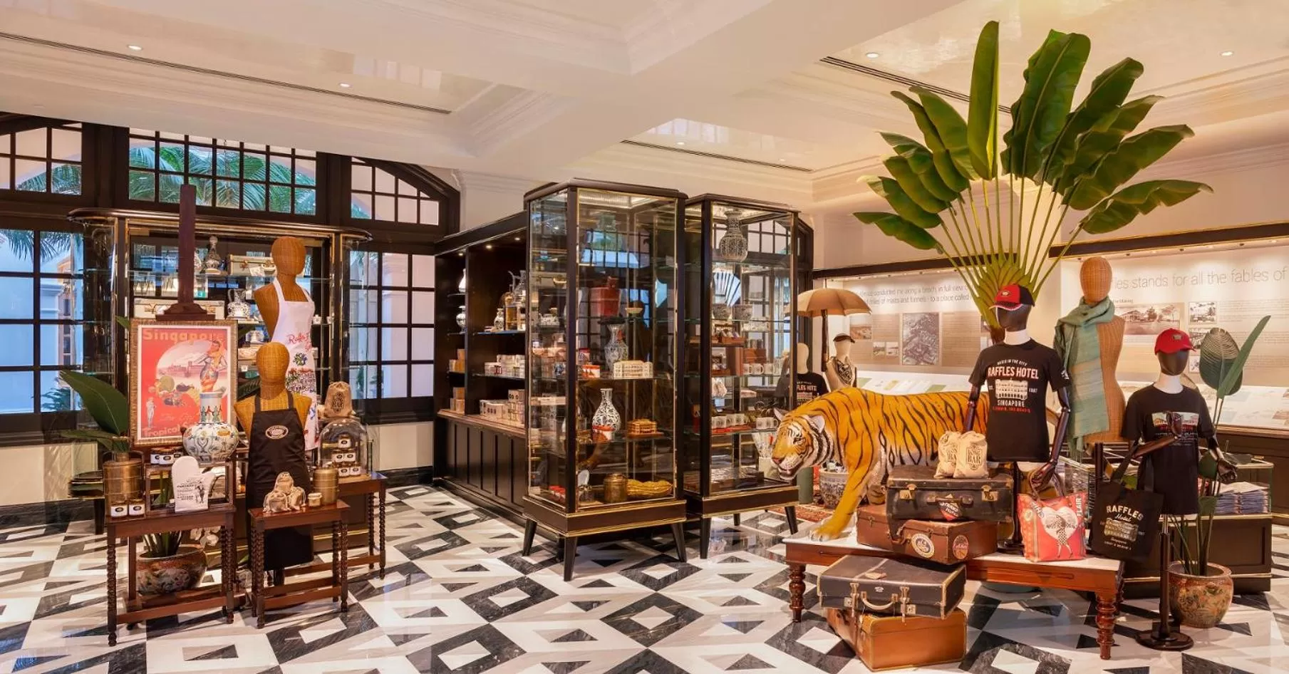 On-site shops in Raffles Singapore