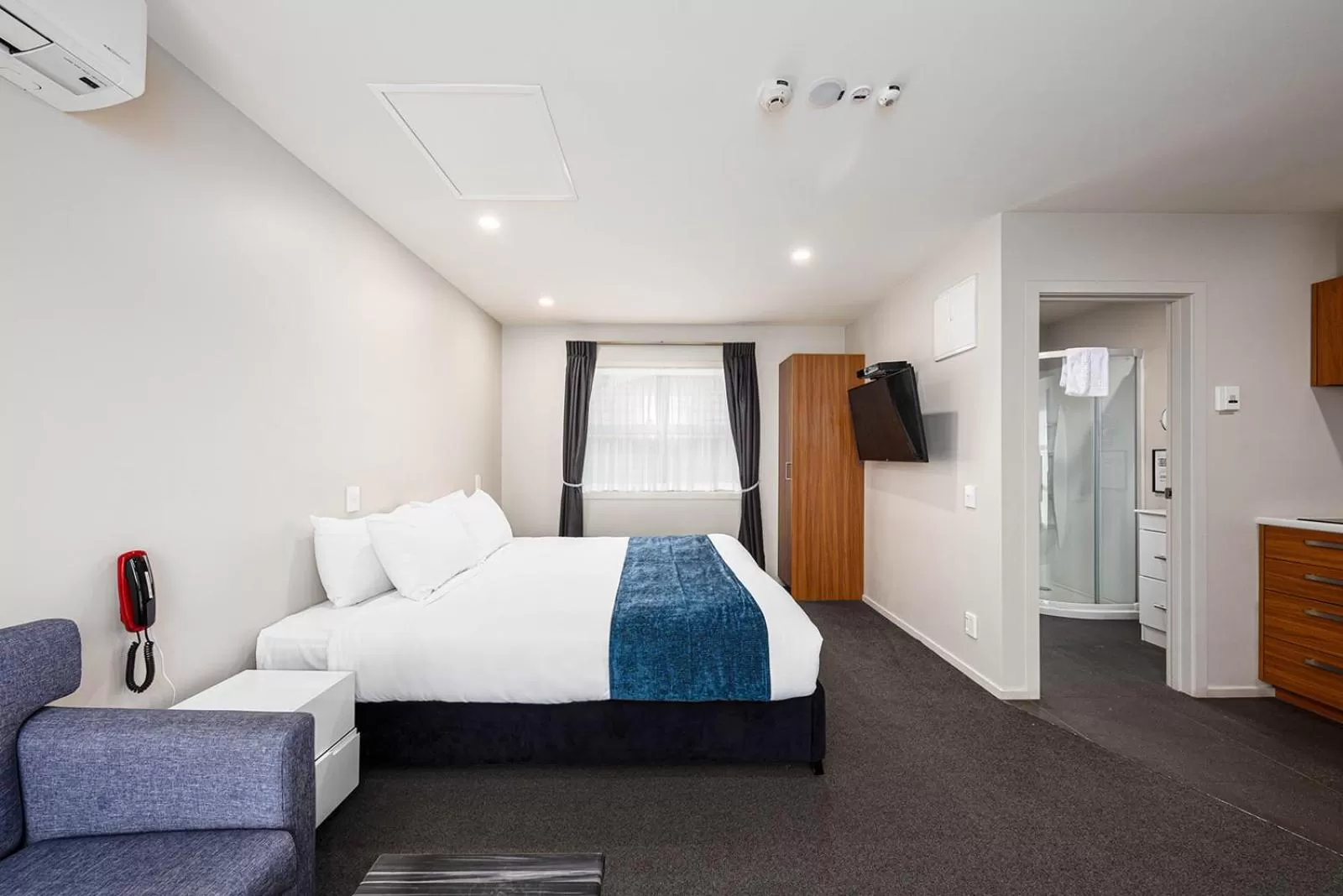 Bedroom, Bed in 311 Motel Riccarton