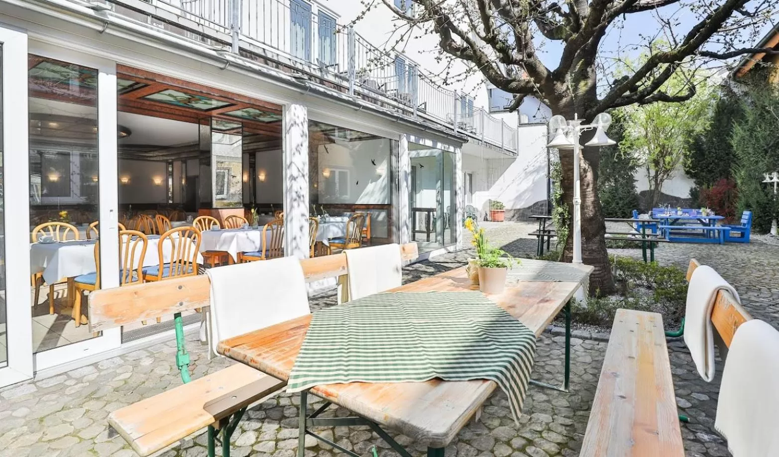 Patio, Restaurant/Places to Eat in Hotel-Gasthaus "Krone"