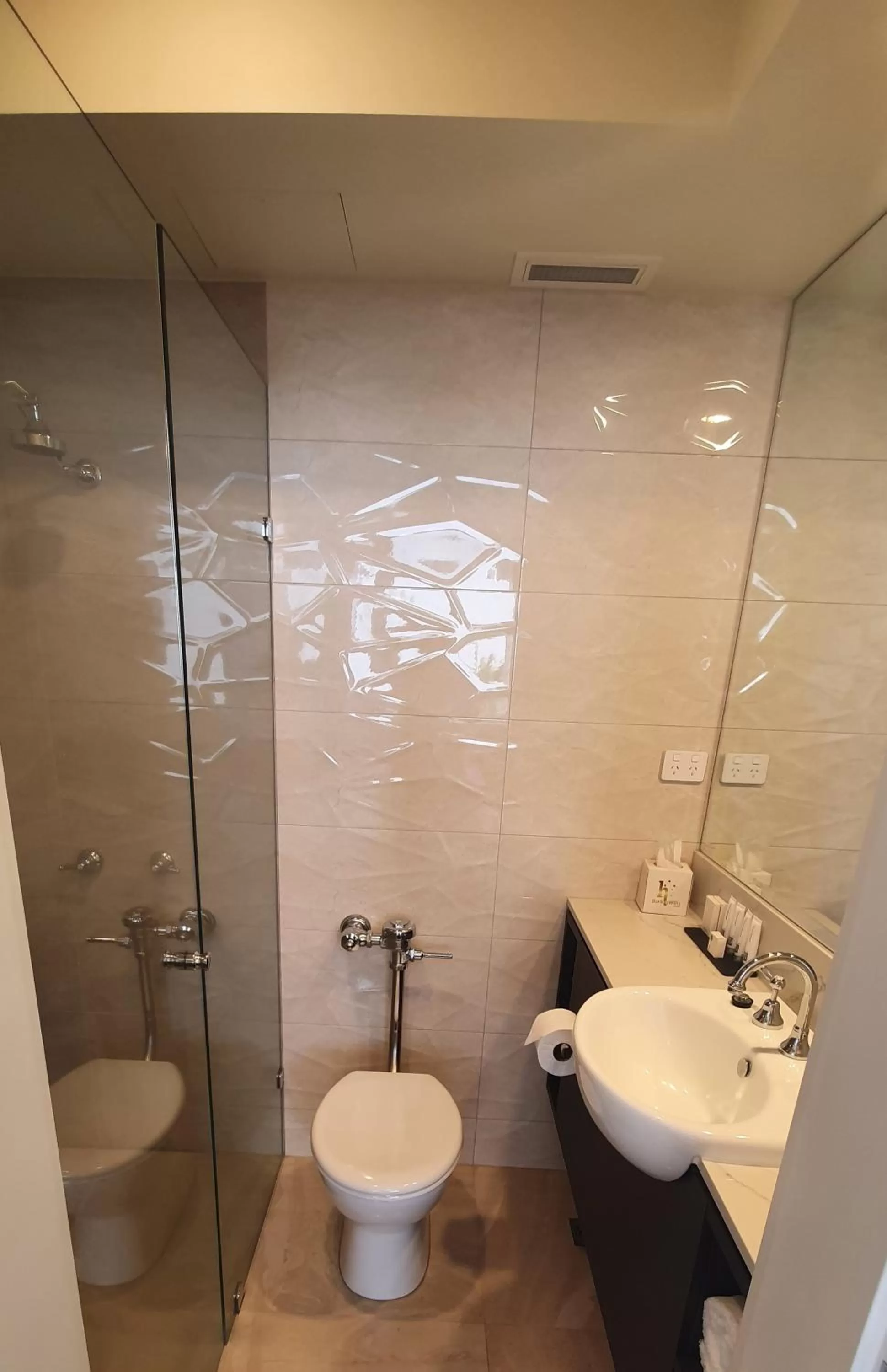 Bathroom in Burke and Wills Hotel Toowoomba