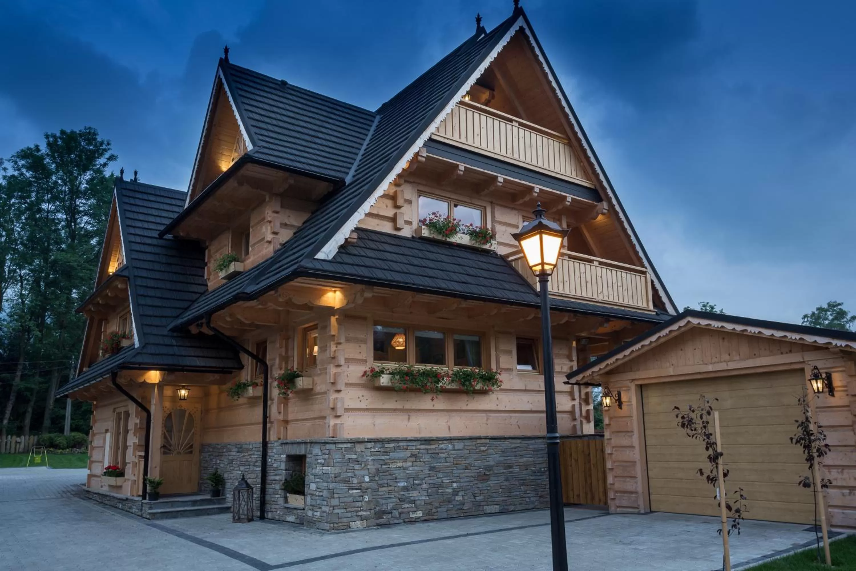 Facade/entrance, Winter in Aparthotel Bambi