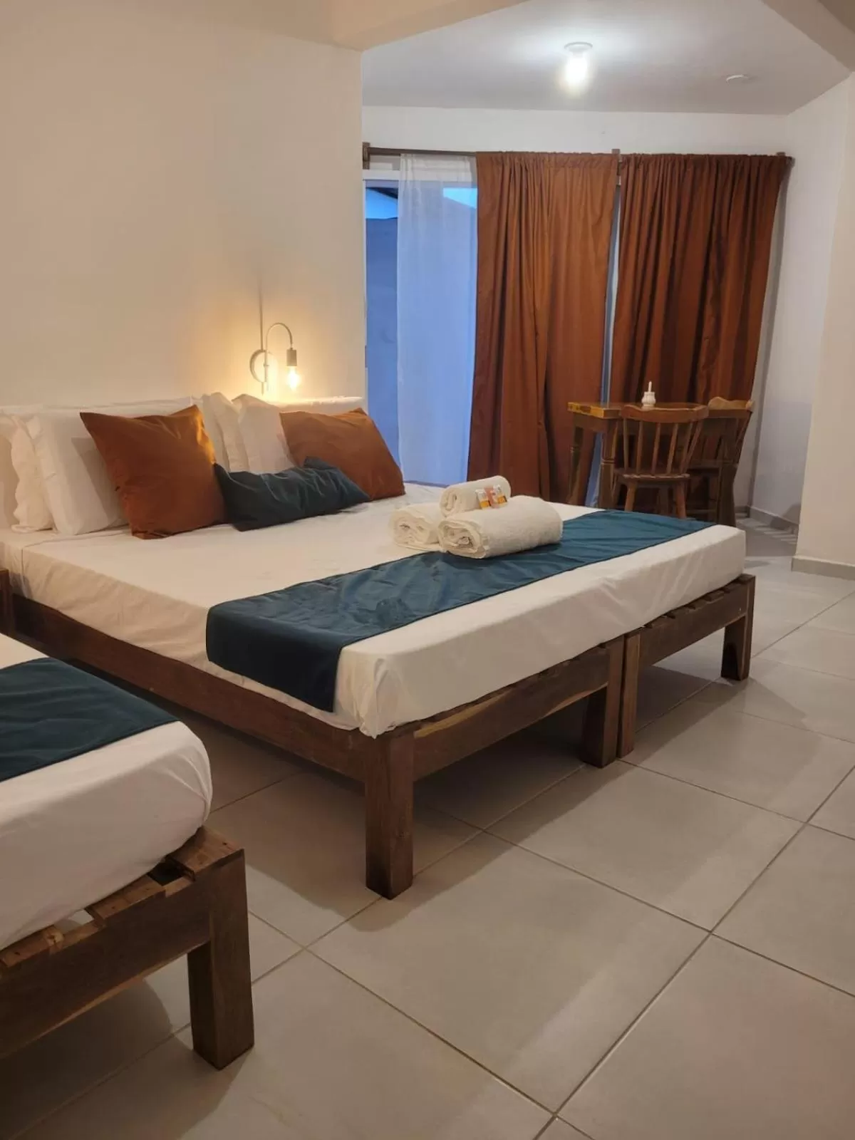 Bed in Pousada Enero