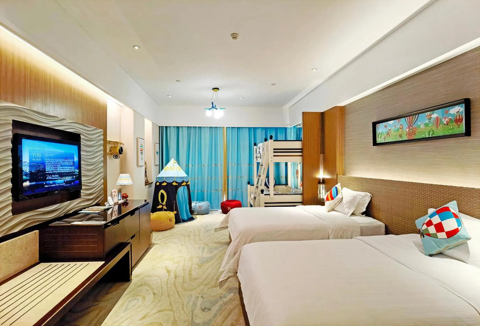 children, Bed in Mission Hills Hotel Resorts Dongguan