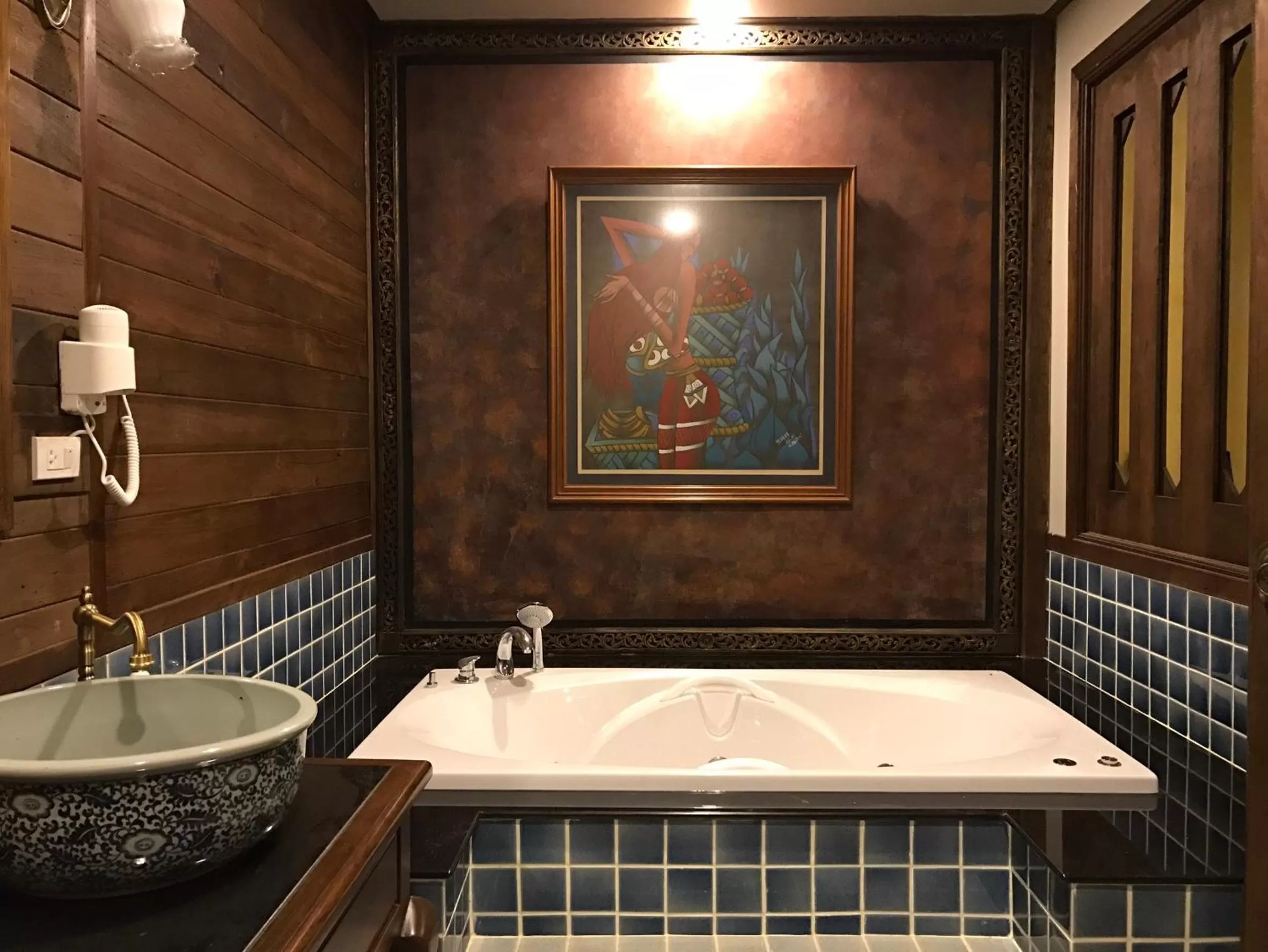 Bathroom in Amata Lanna Village อมตะล้านนาวิลเลจ