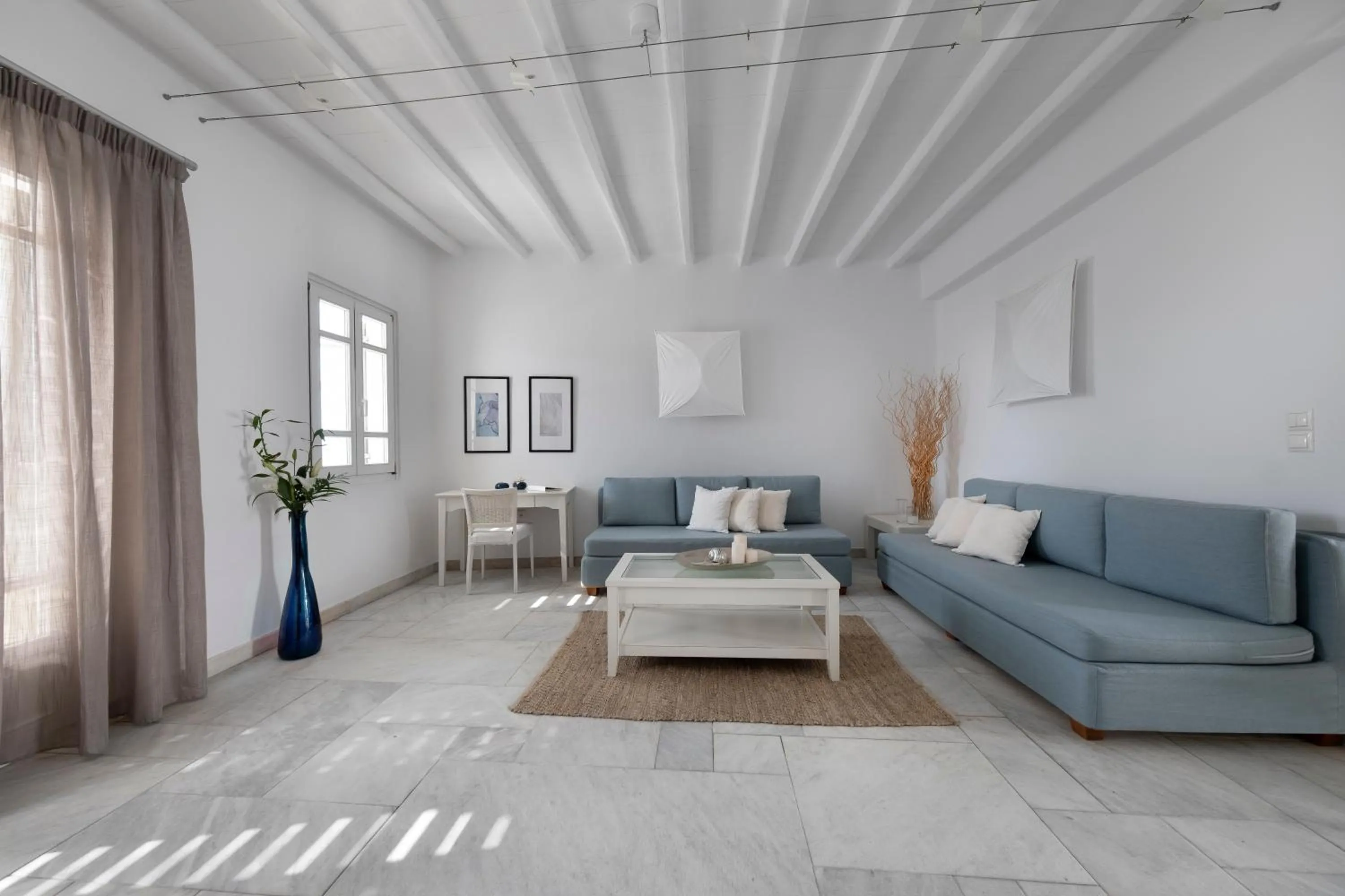 Seating area in Deliades Hotel