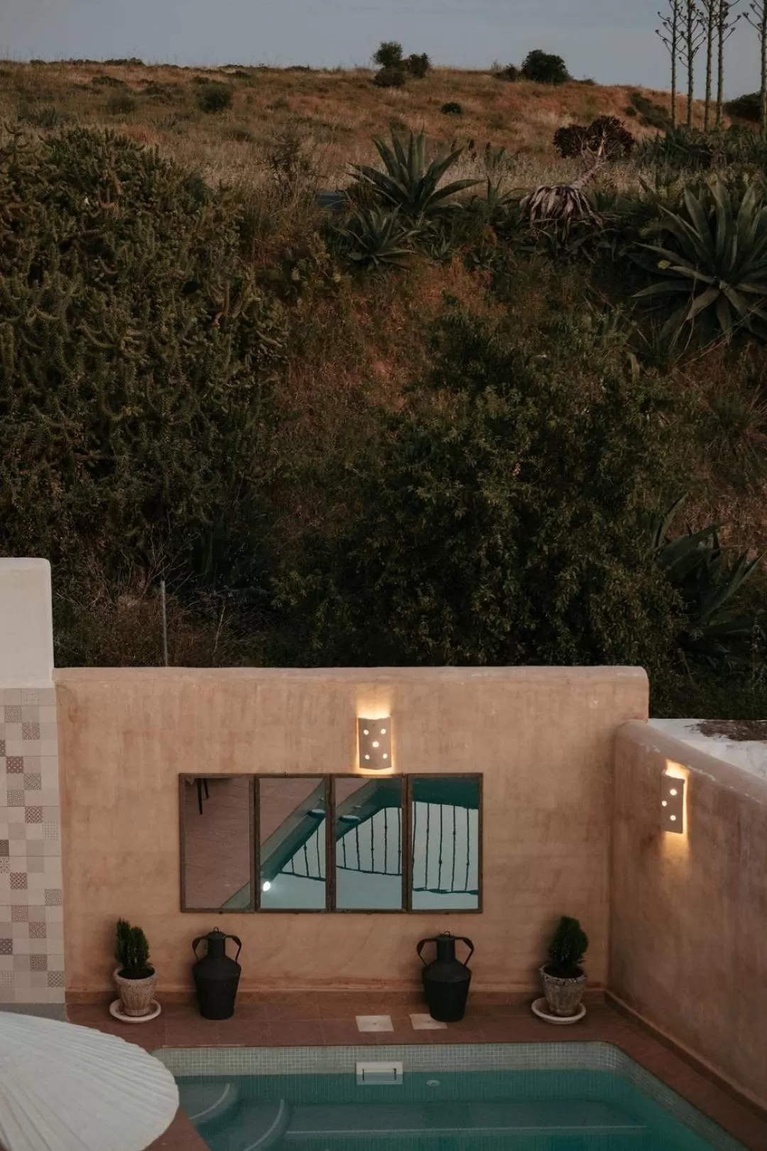 Pool view in Casa Victoire Ayamonte