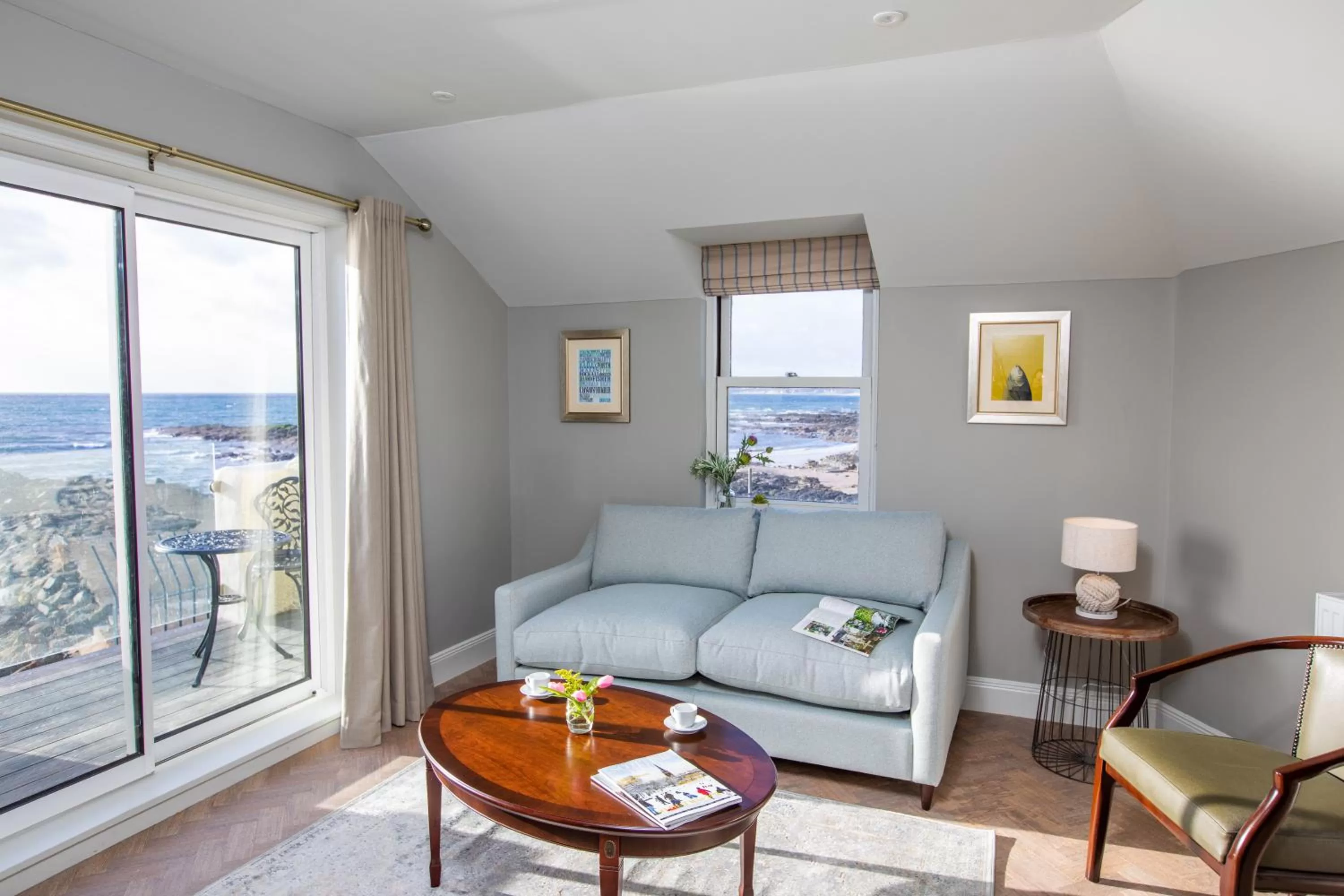 Seating area in The Crusoe