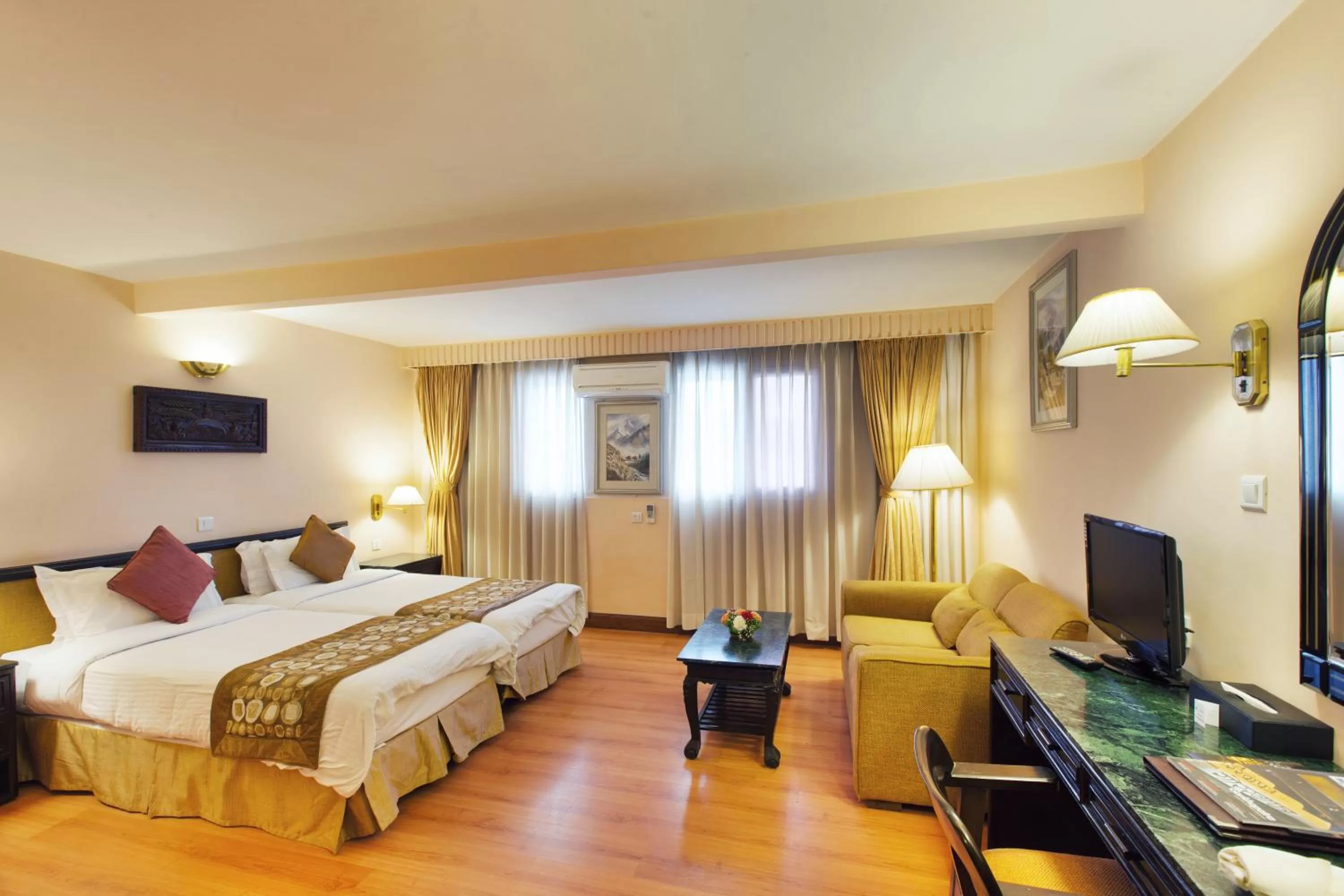 Photo of the whole room, Bed in Hotel Shanker-Palatial Heritage Kathmandu