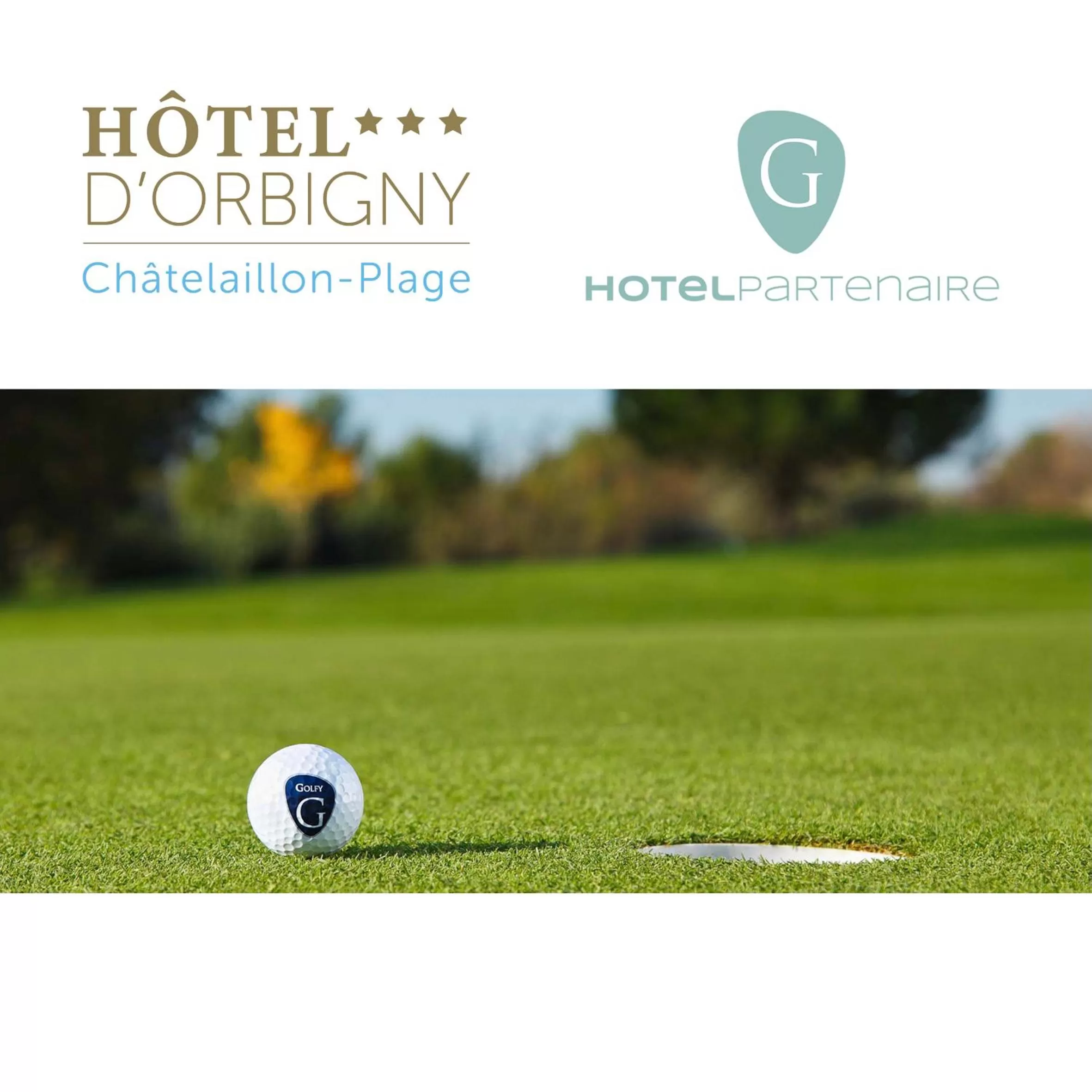 Golfcourse in Boutique Hôtel d'Orbigny Chatelaillon - La Rochelle