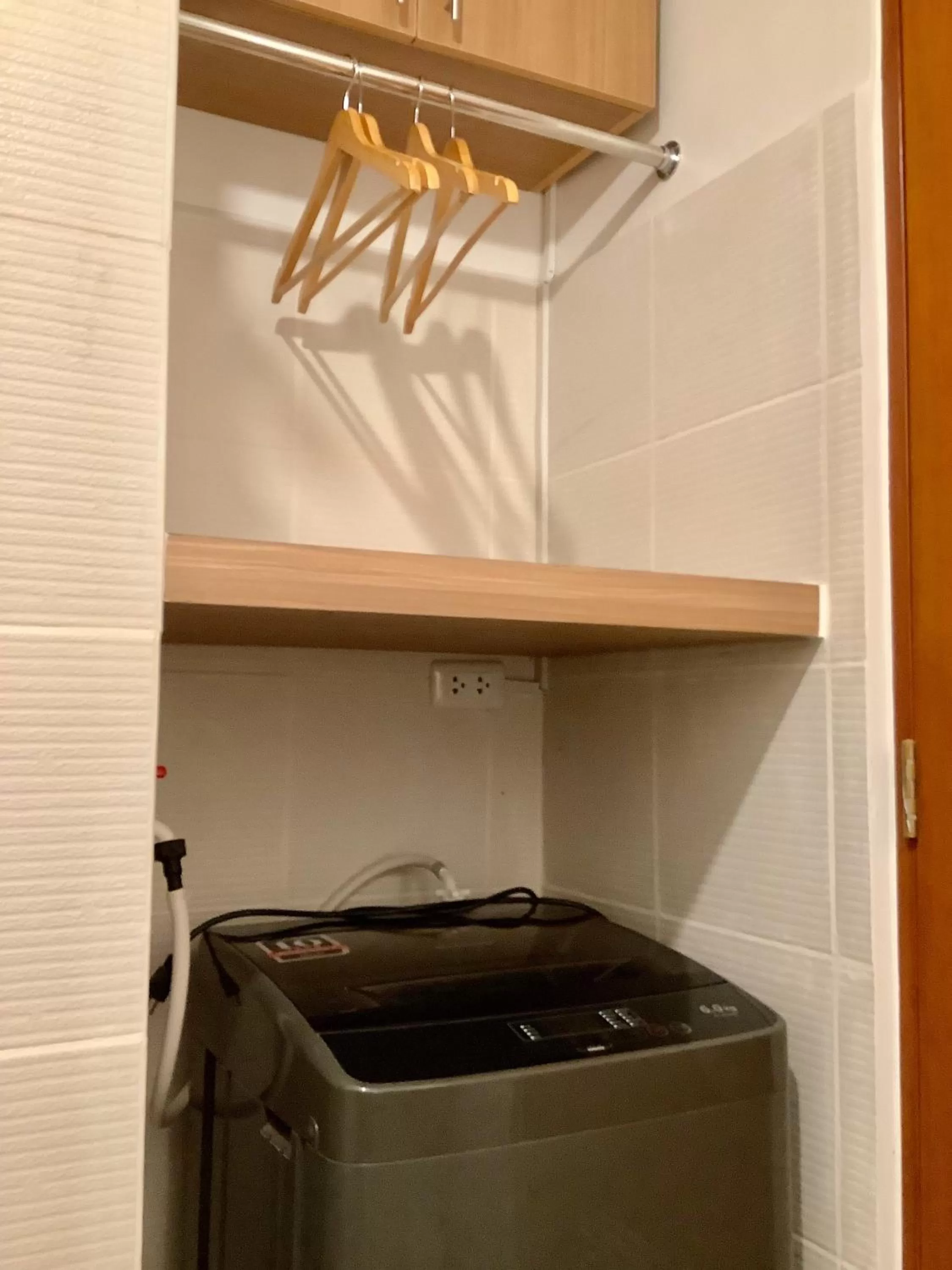 washing machine in AZRA Bacolod at Mesavirre Garden Residences