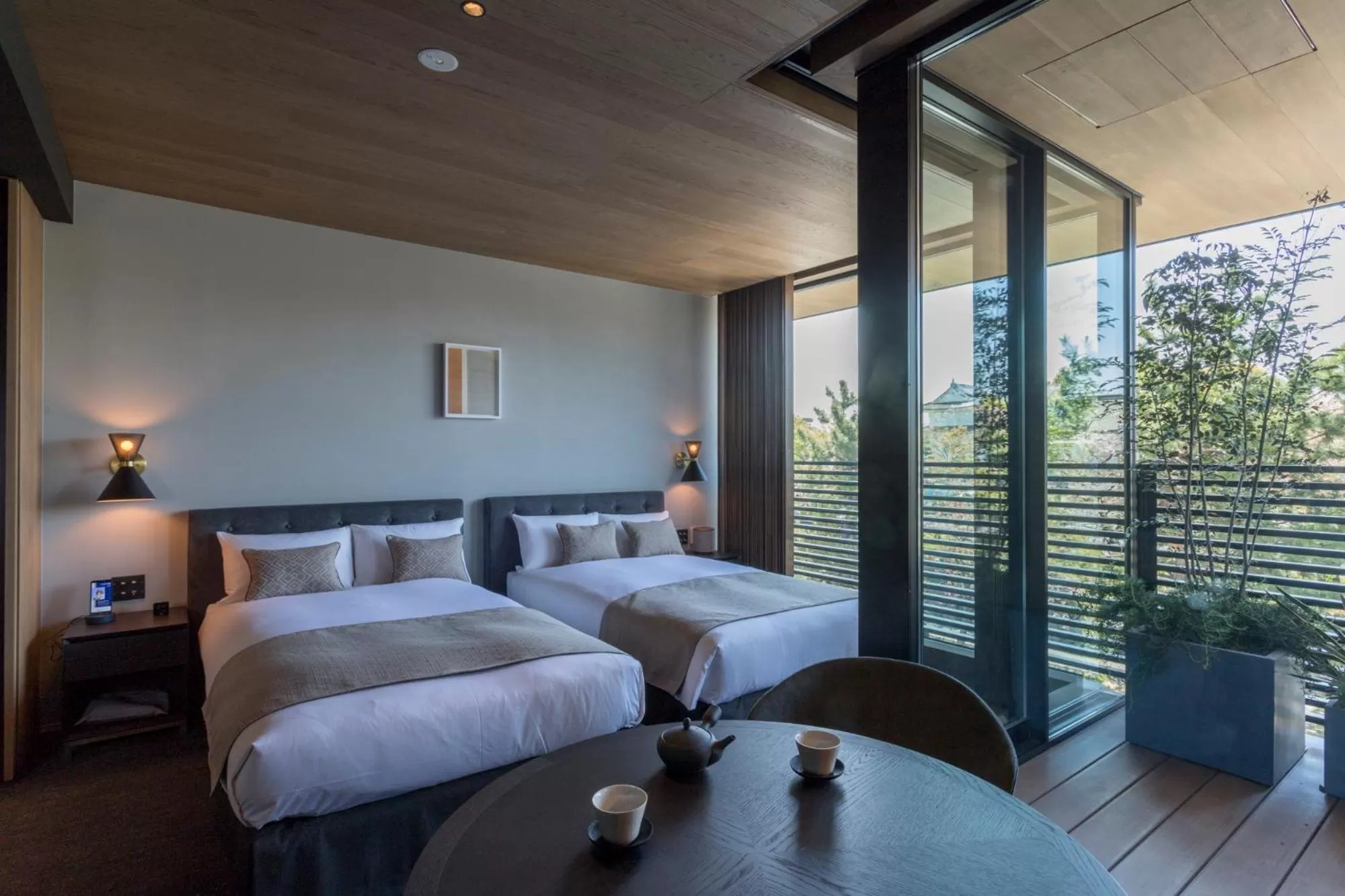 Bed in HOTEL CANATA KYOTO