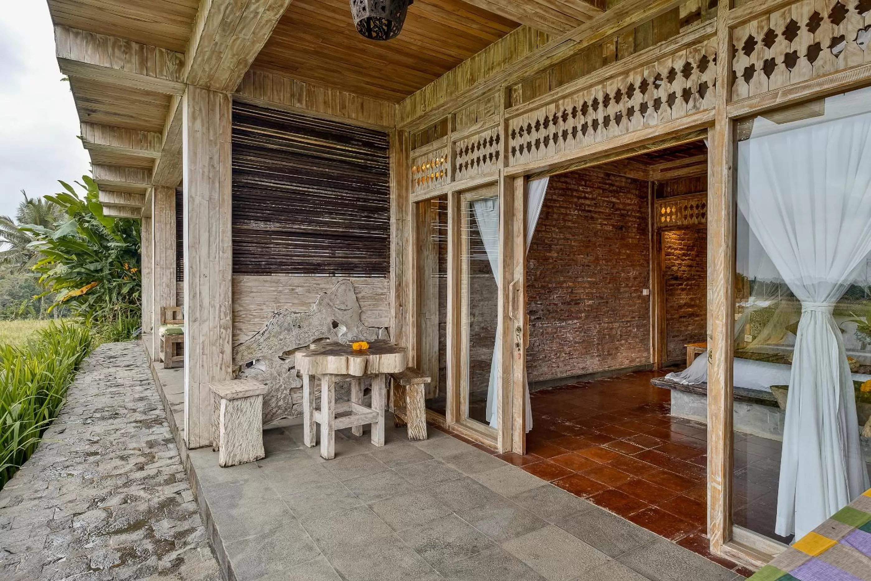 Patio in Joglo Organik Guesthouse