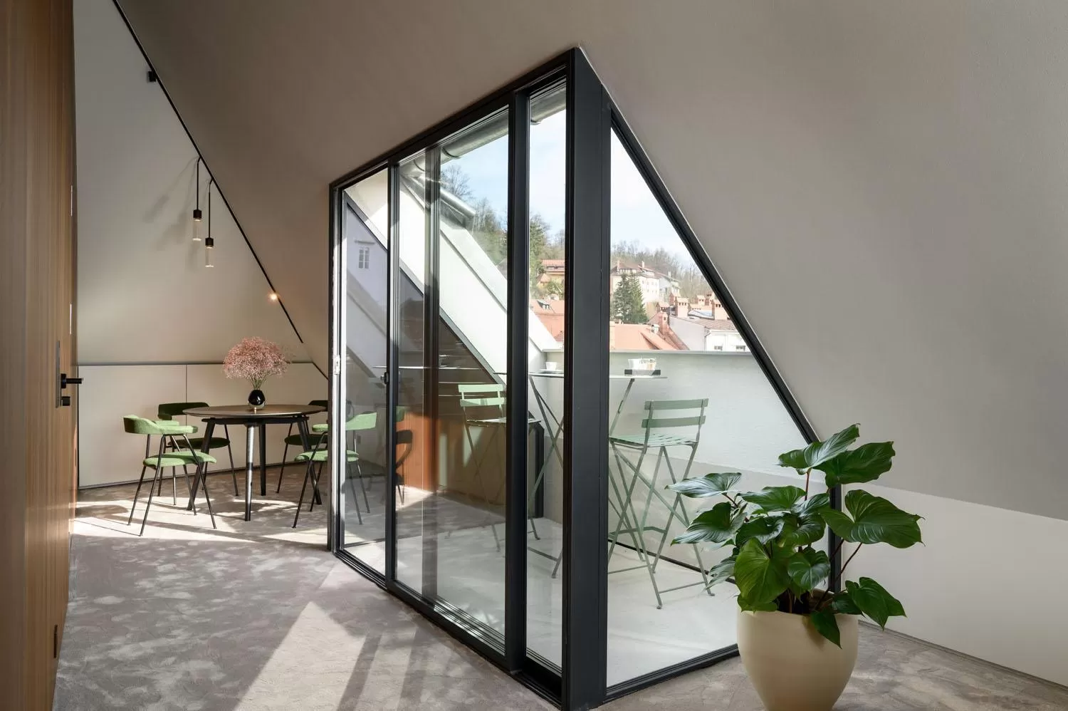 Balcony/Terrace in Zlata Ladjica Boutique Hotel