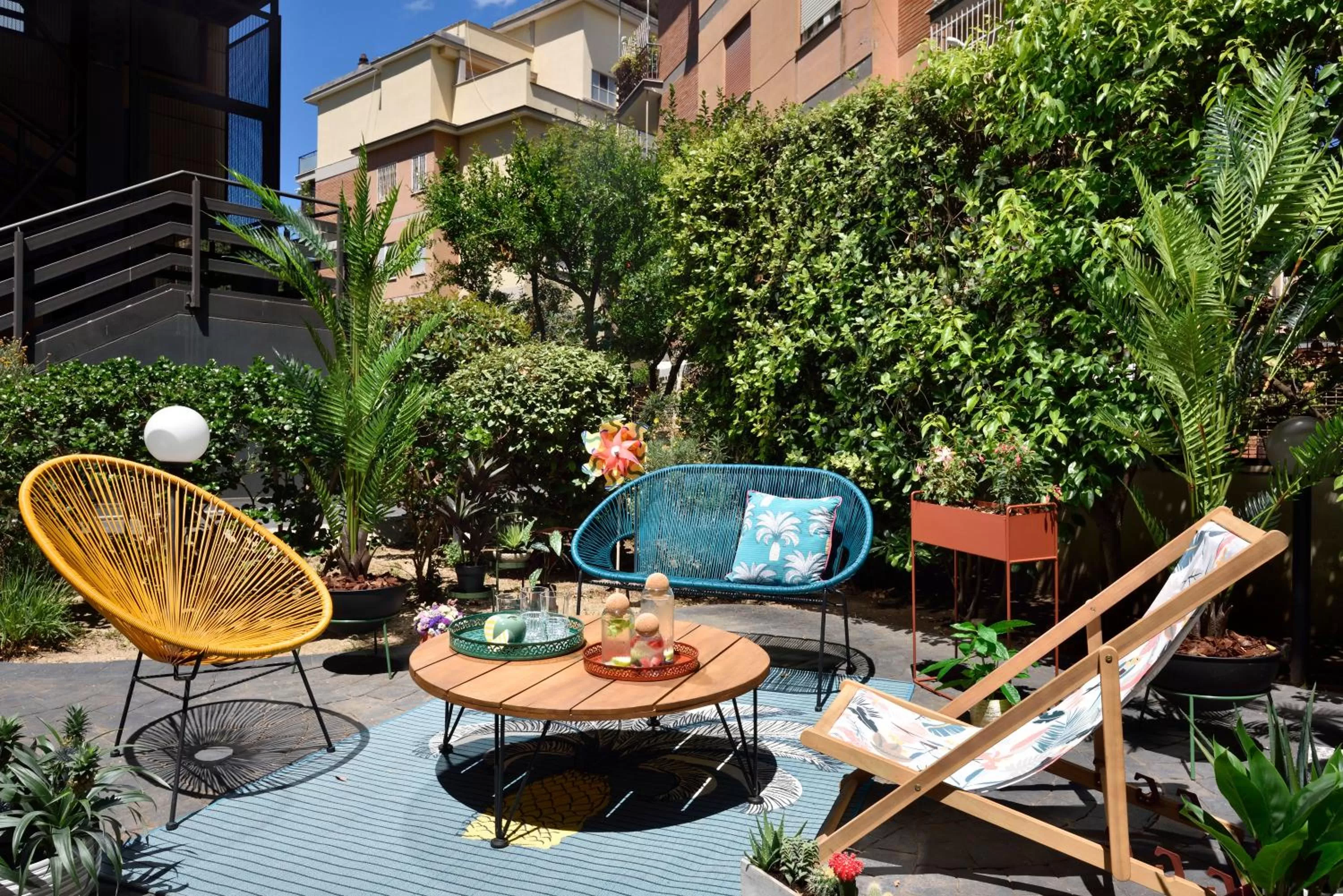 Patio in Hotel Pulitzer