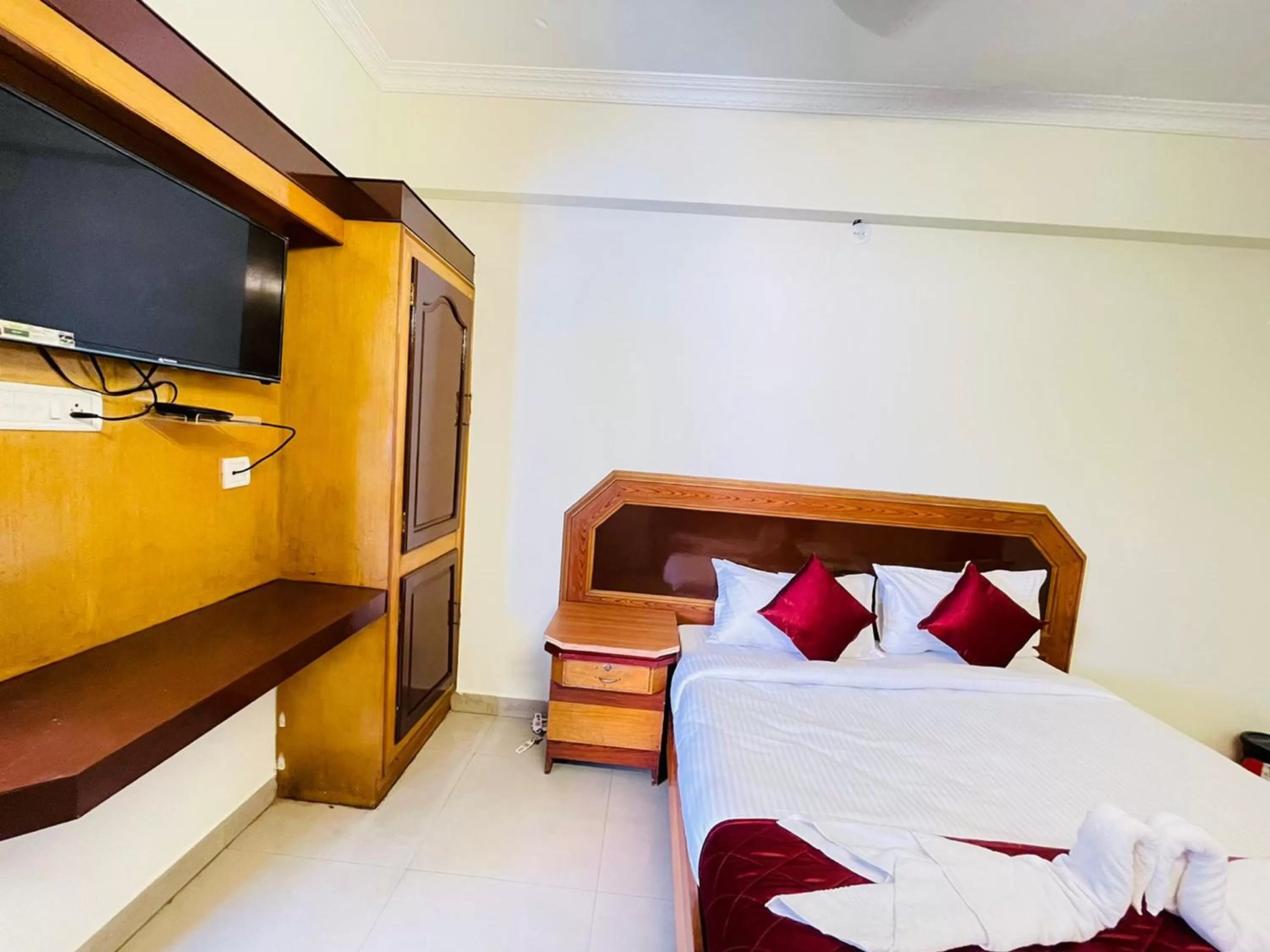 Bed in Half Moon Inn