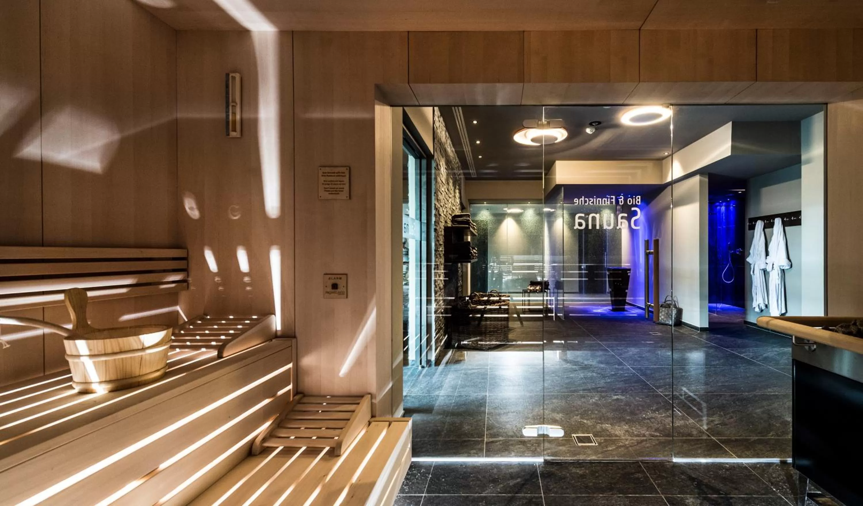 Sauna in Mair Am Ort Living Hotel B&B